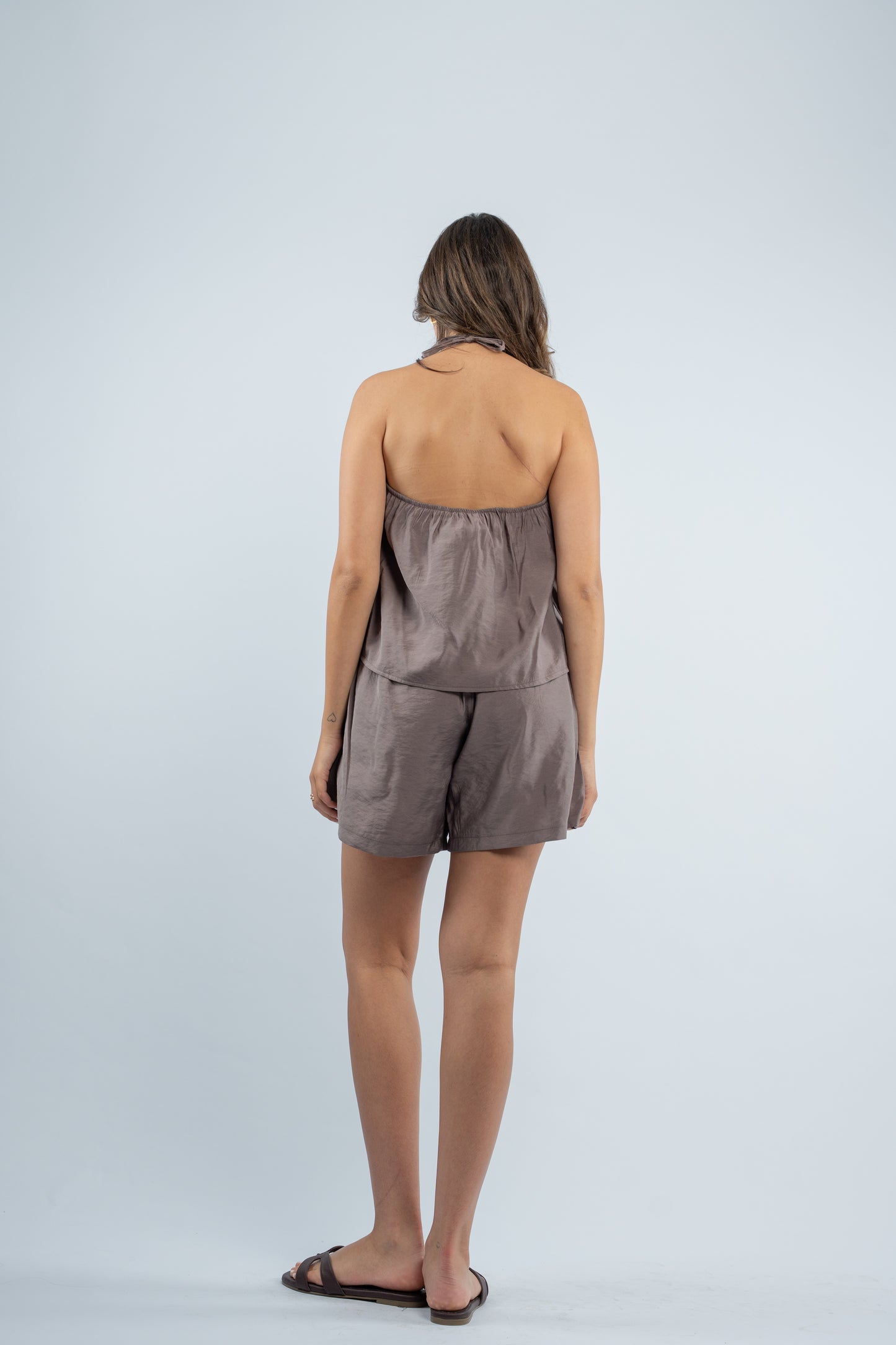 Short linen set