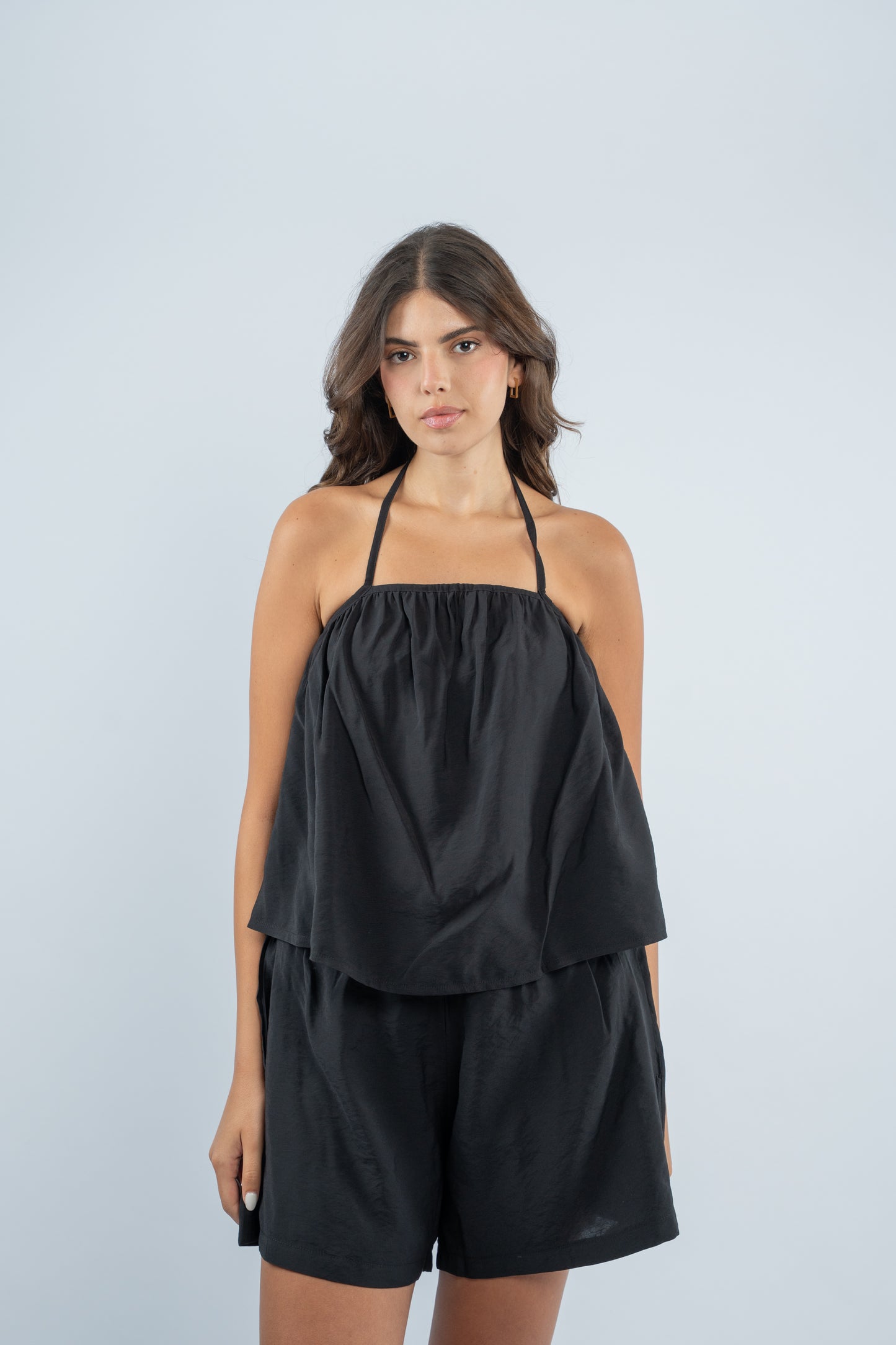 Short linen set