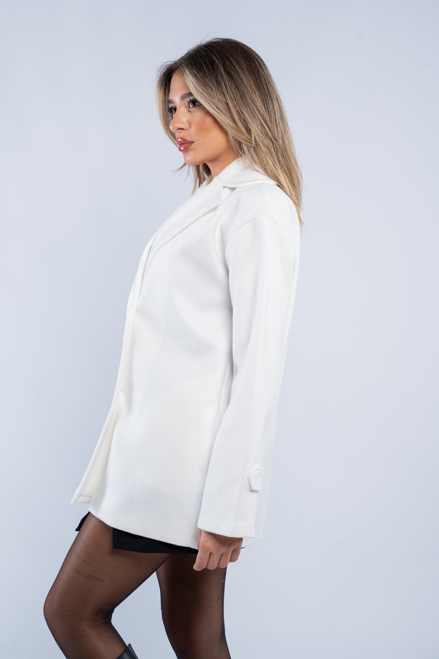 Double breasted short Manteau