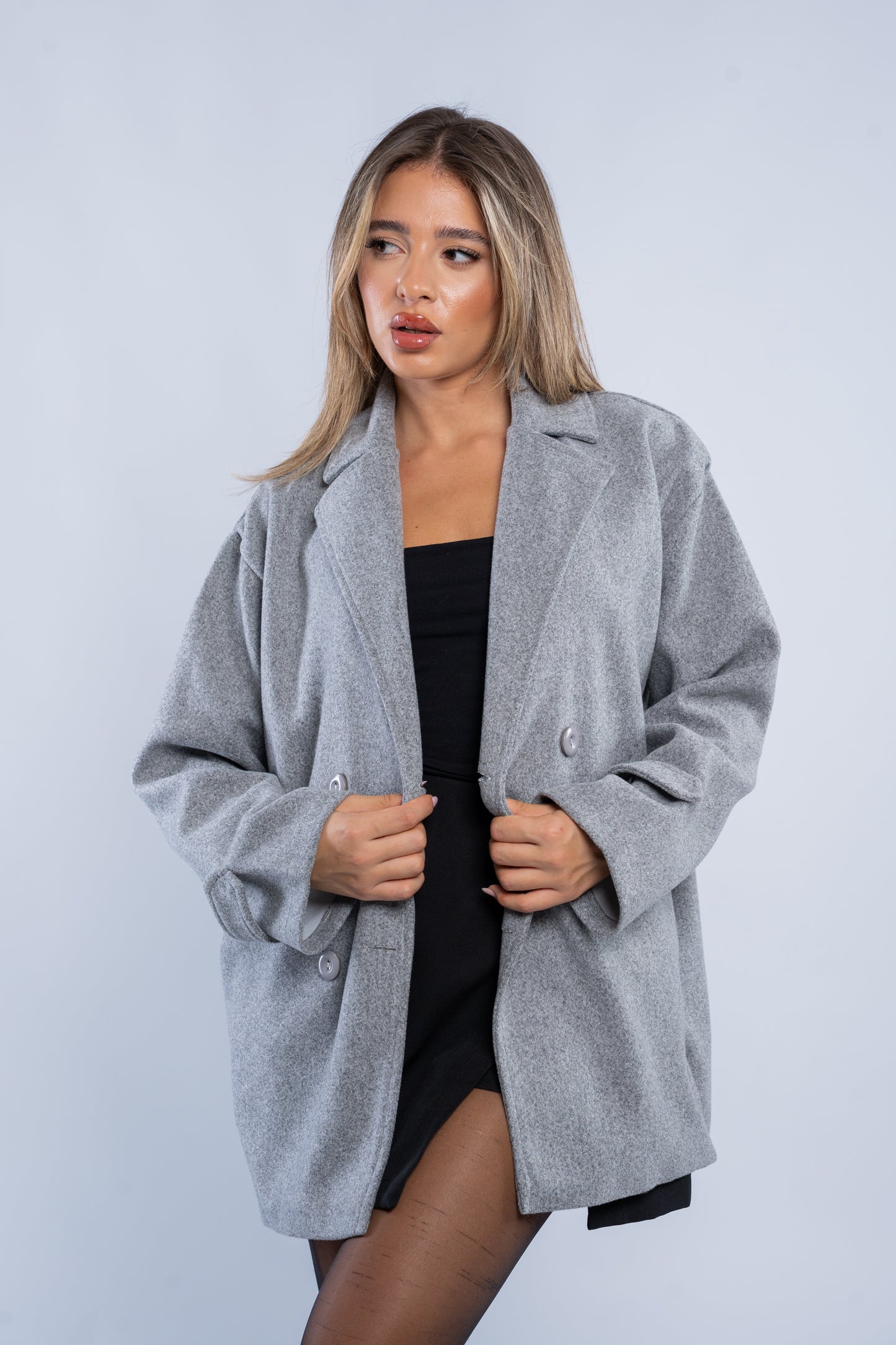 Double breasted short Manteau