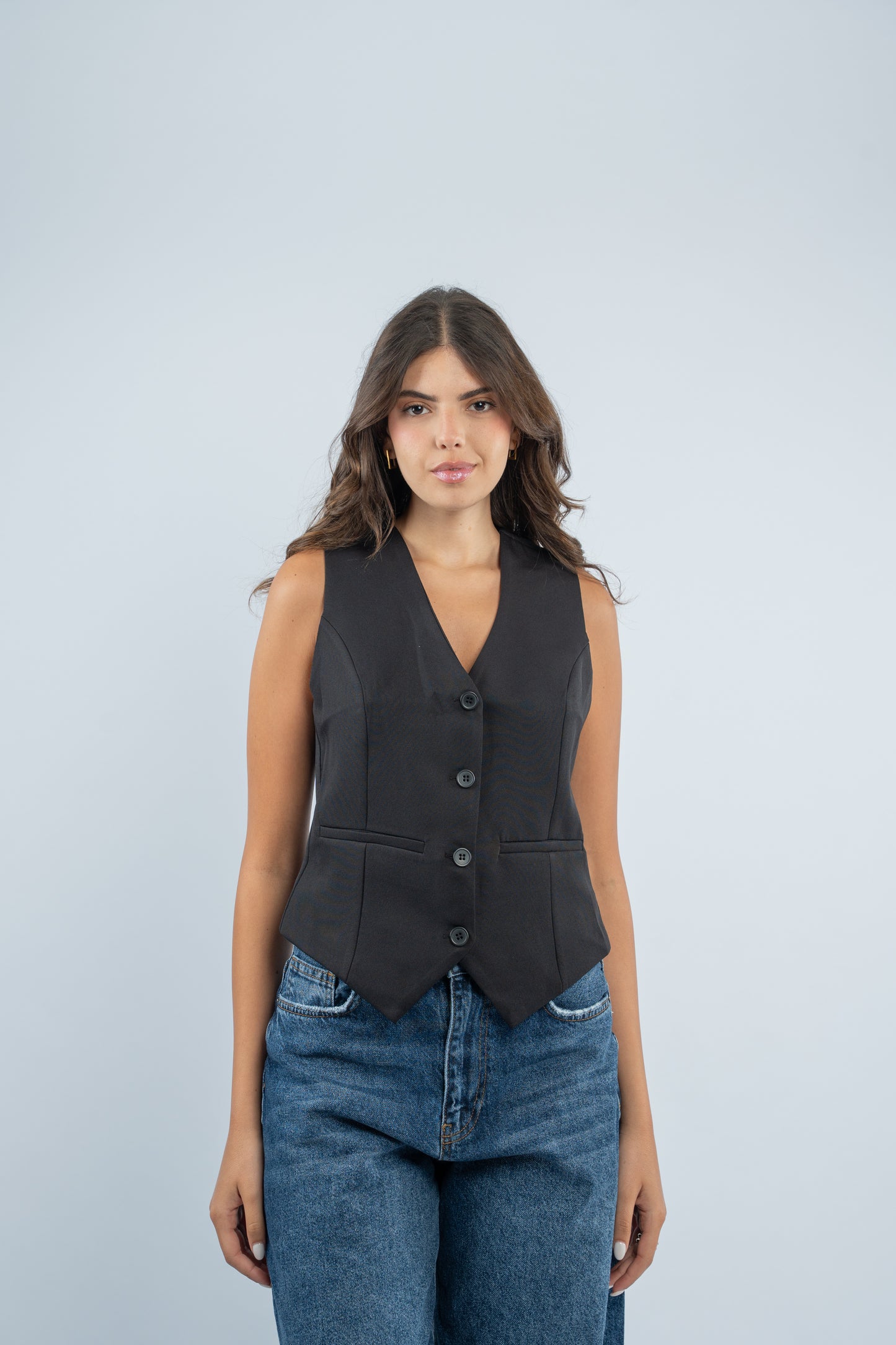 Belted vest