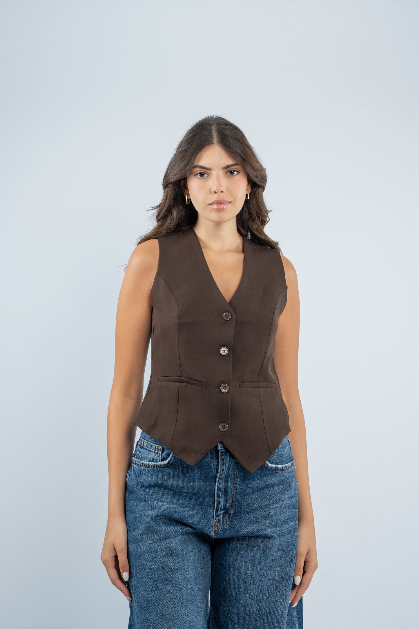 Belted vest