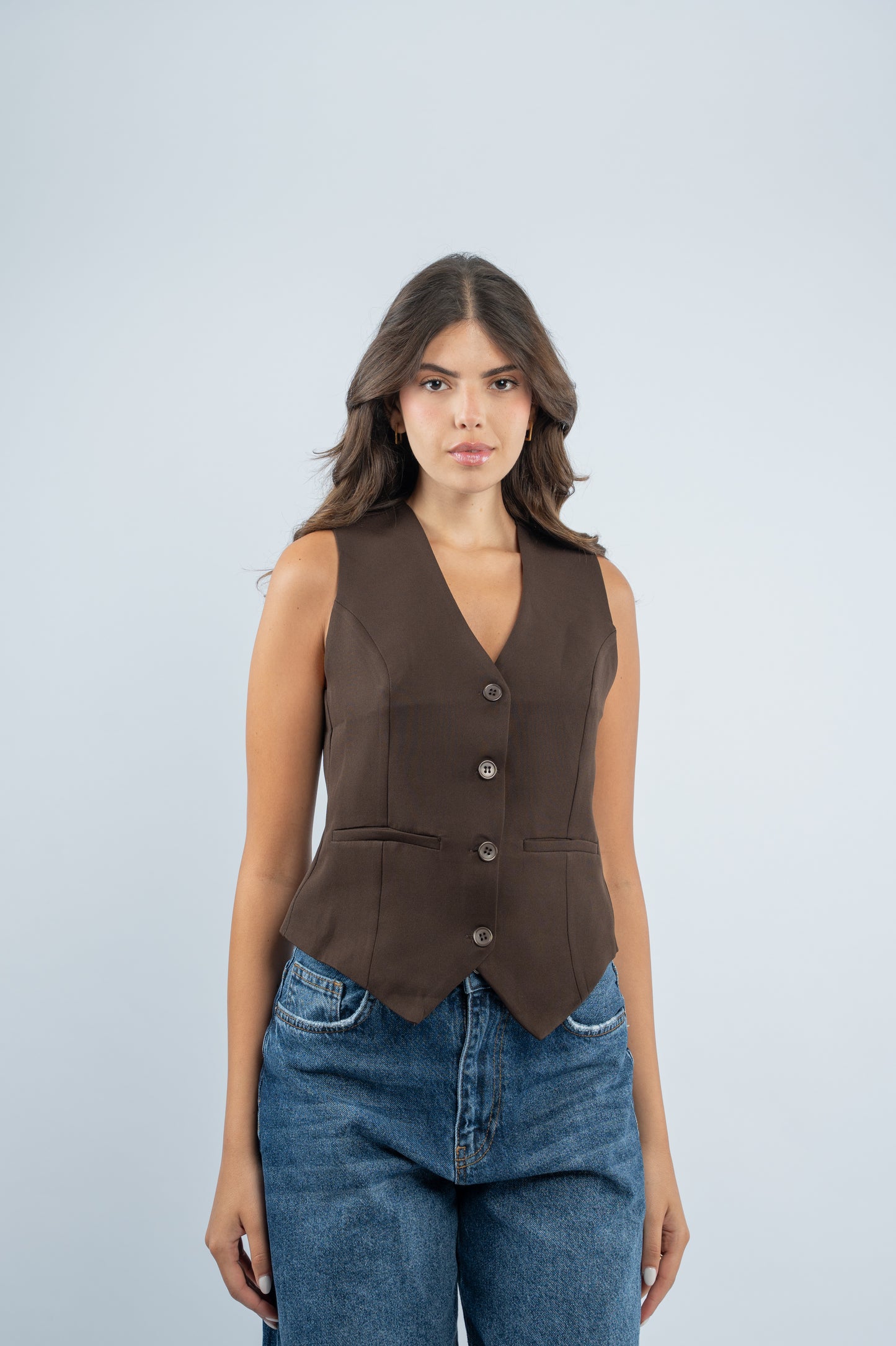 Belted vest