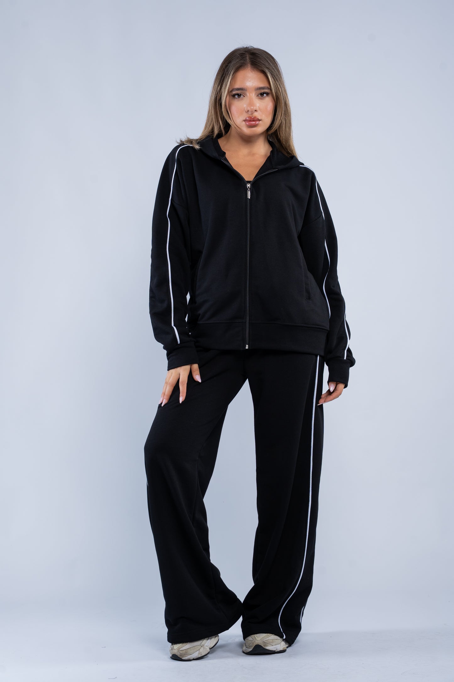 Stripe-detail tracksuit
