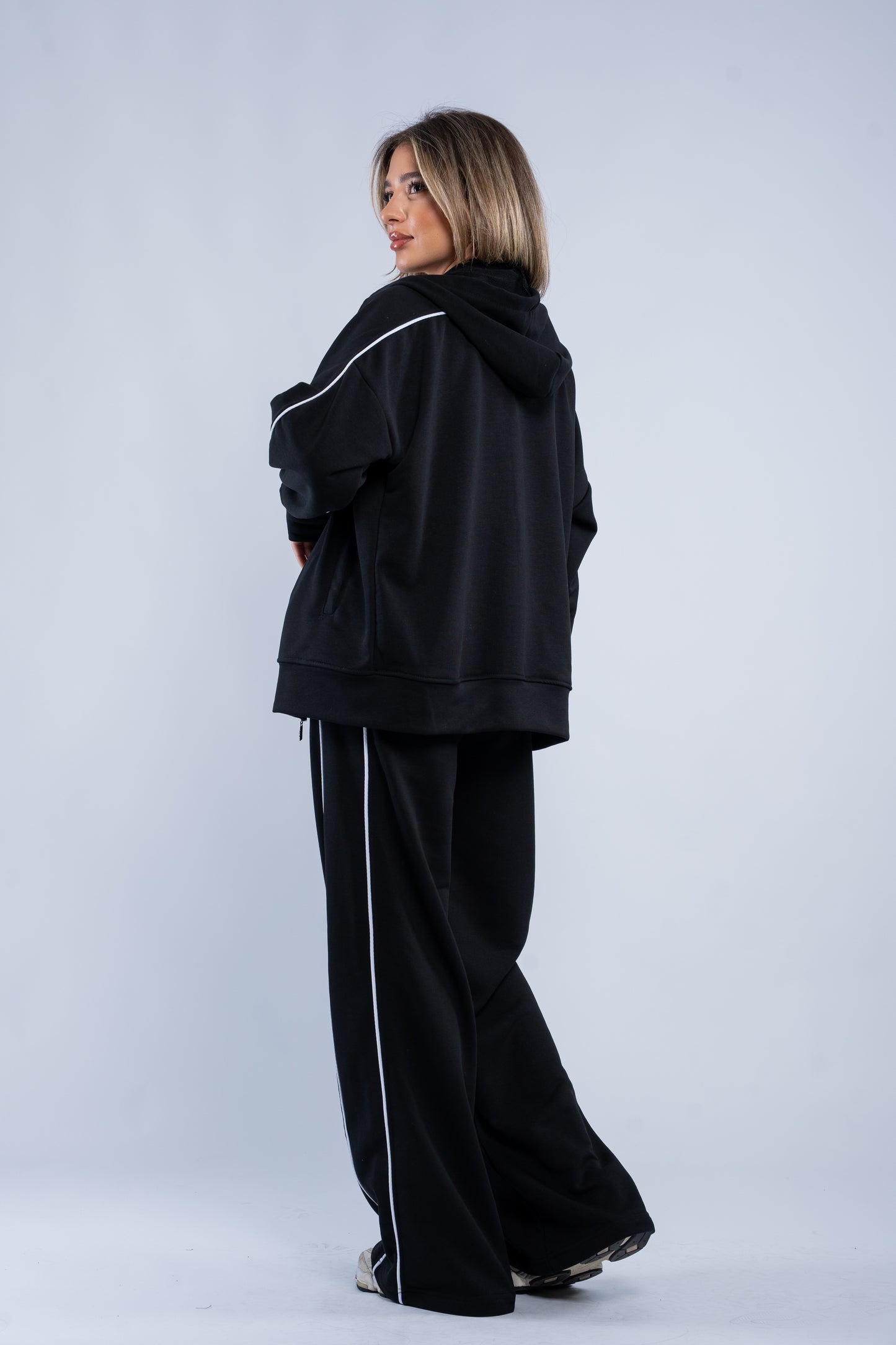 Stripe-detail tracksuit