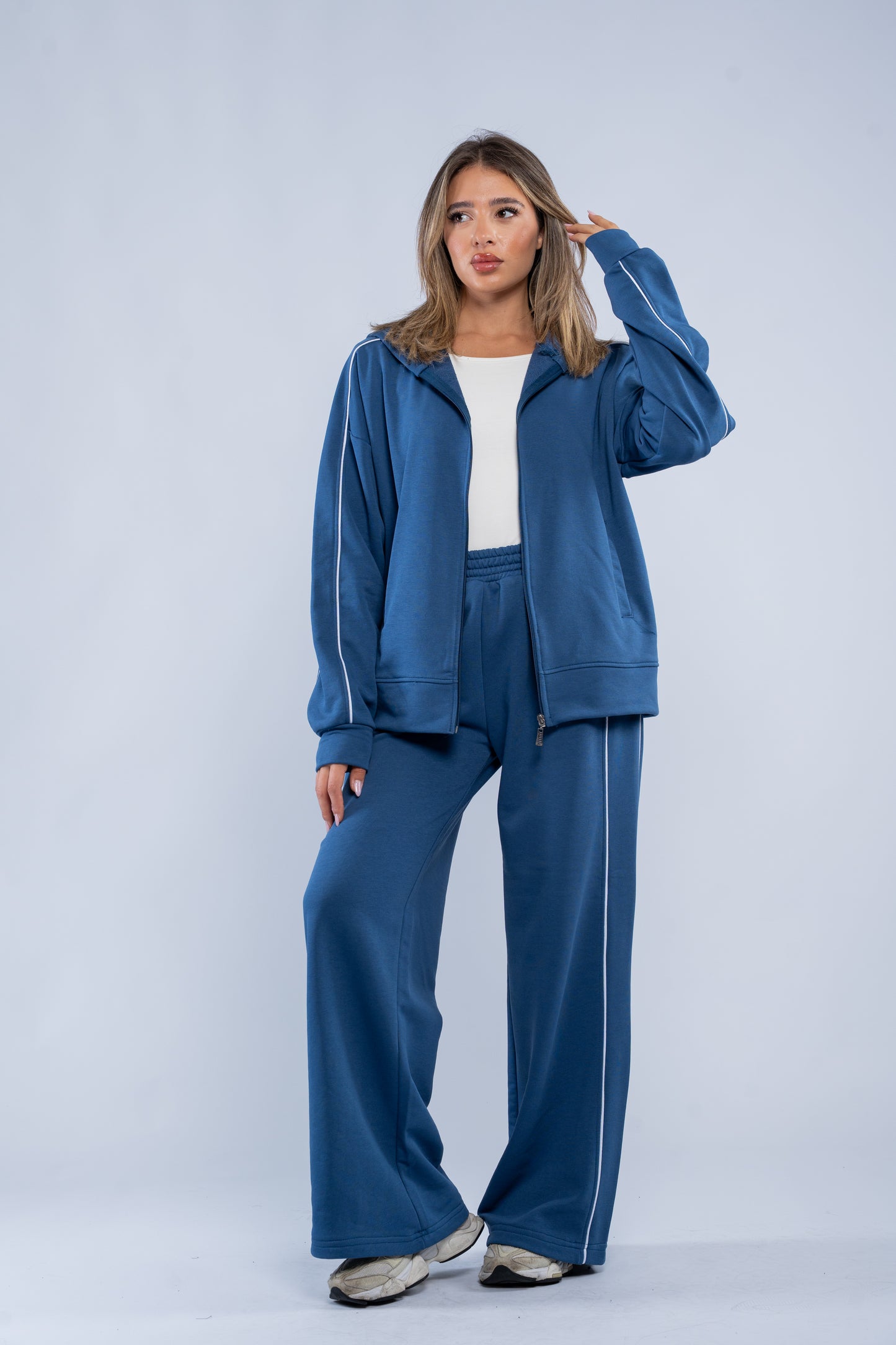 Stripe-detail tracksuit