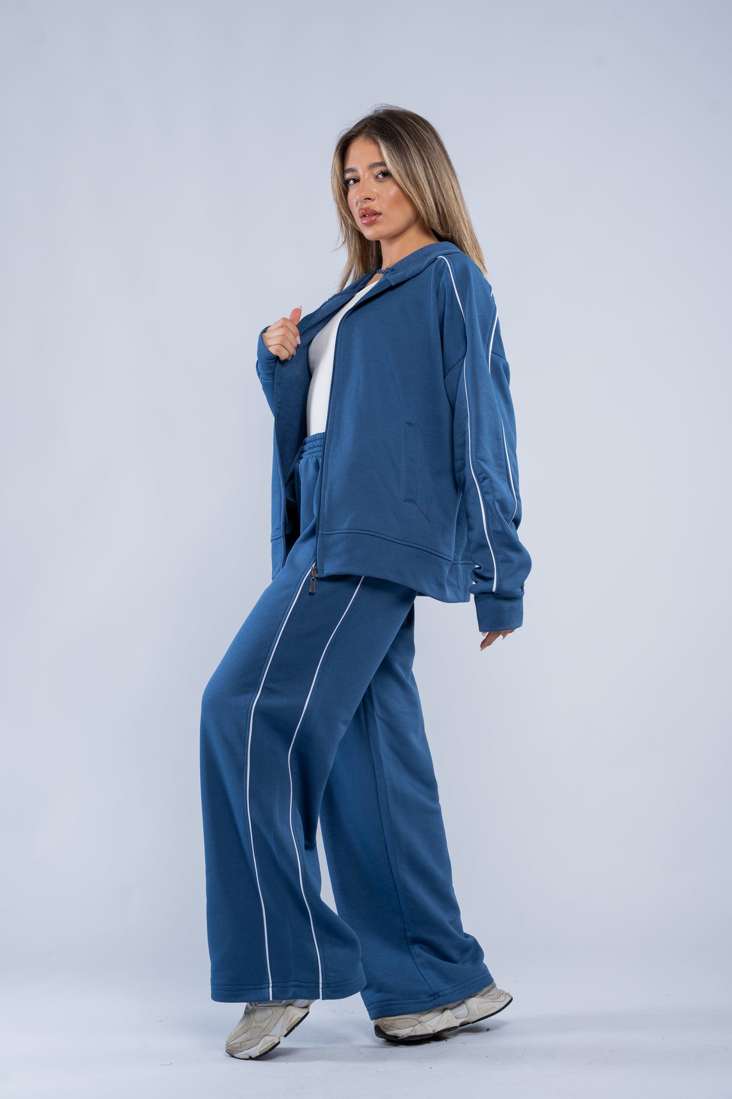 Stripe-detail tracksuit