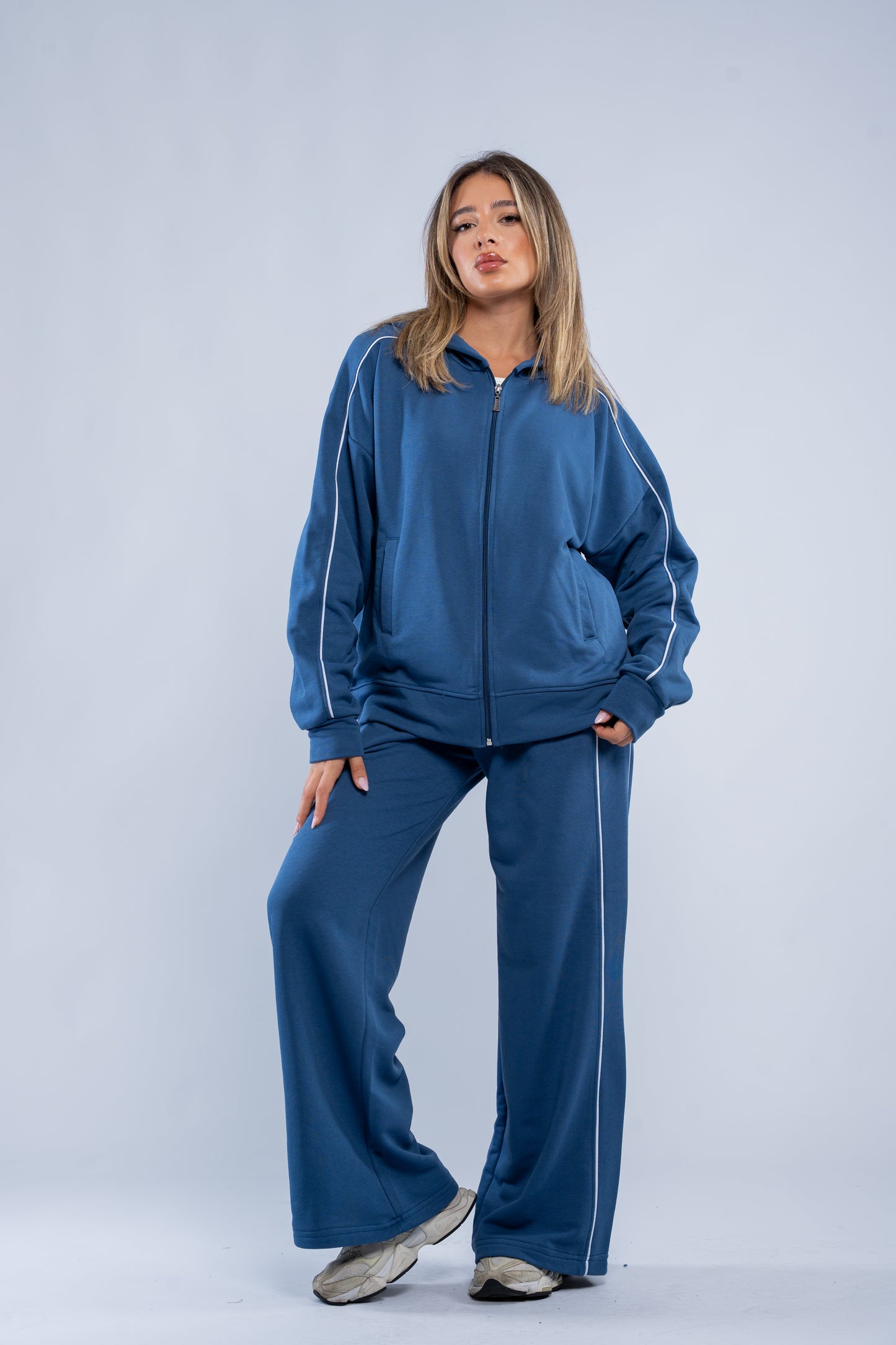 Stripe-detail tracksuit