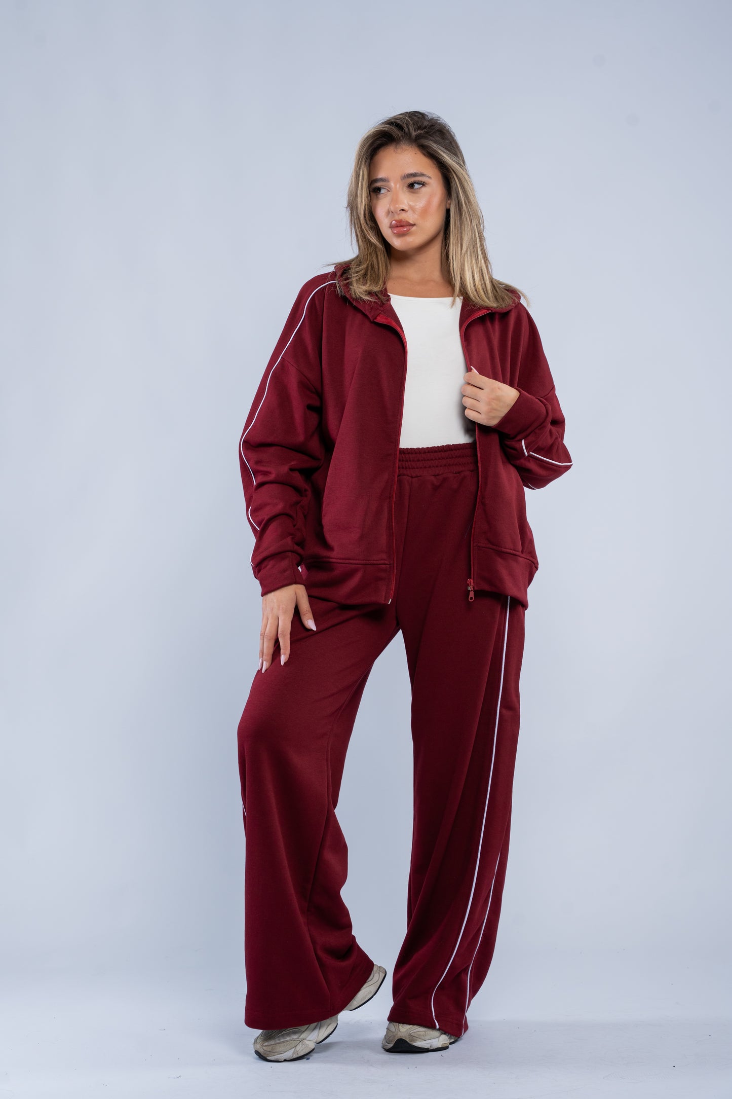 Stripe-detail tracksuit