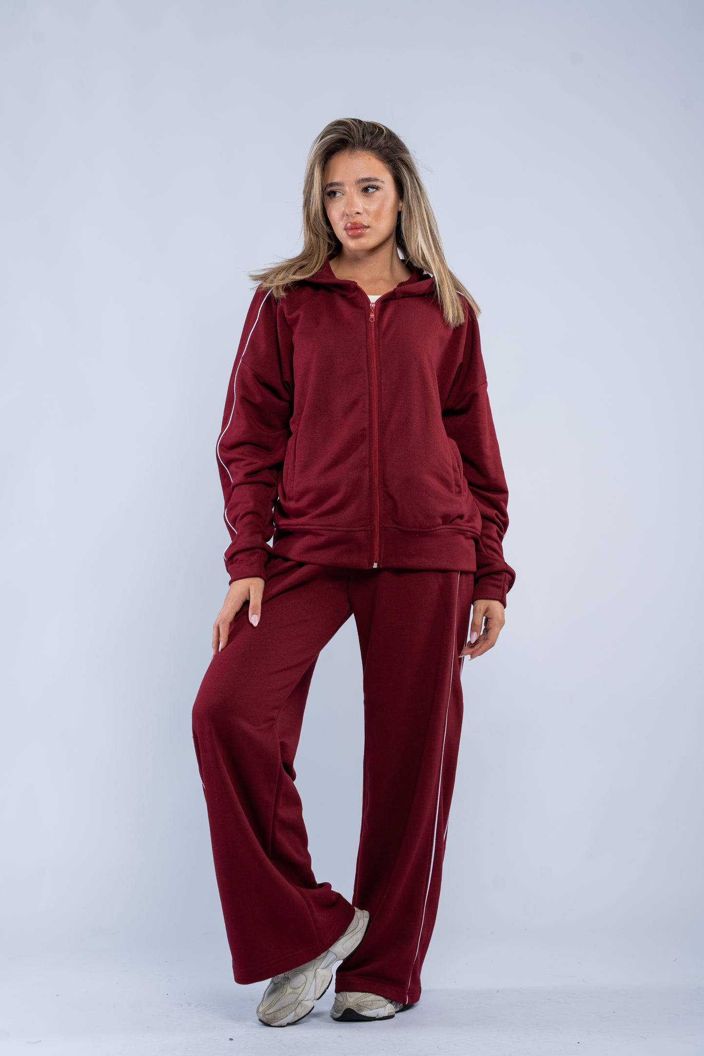 Stripe-detail tracksuit