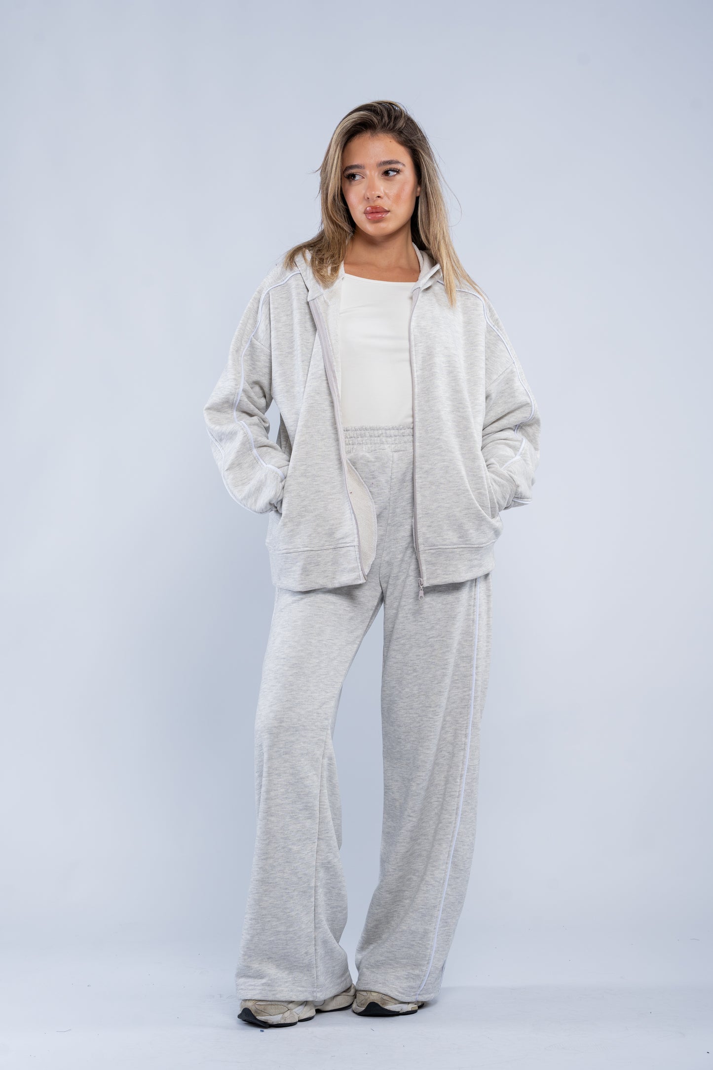 Stripe-detail tracksuit