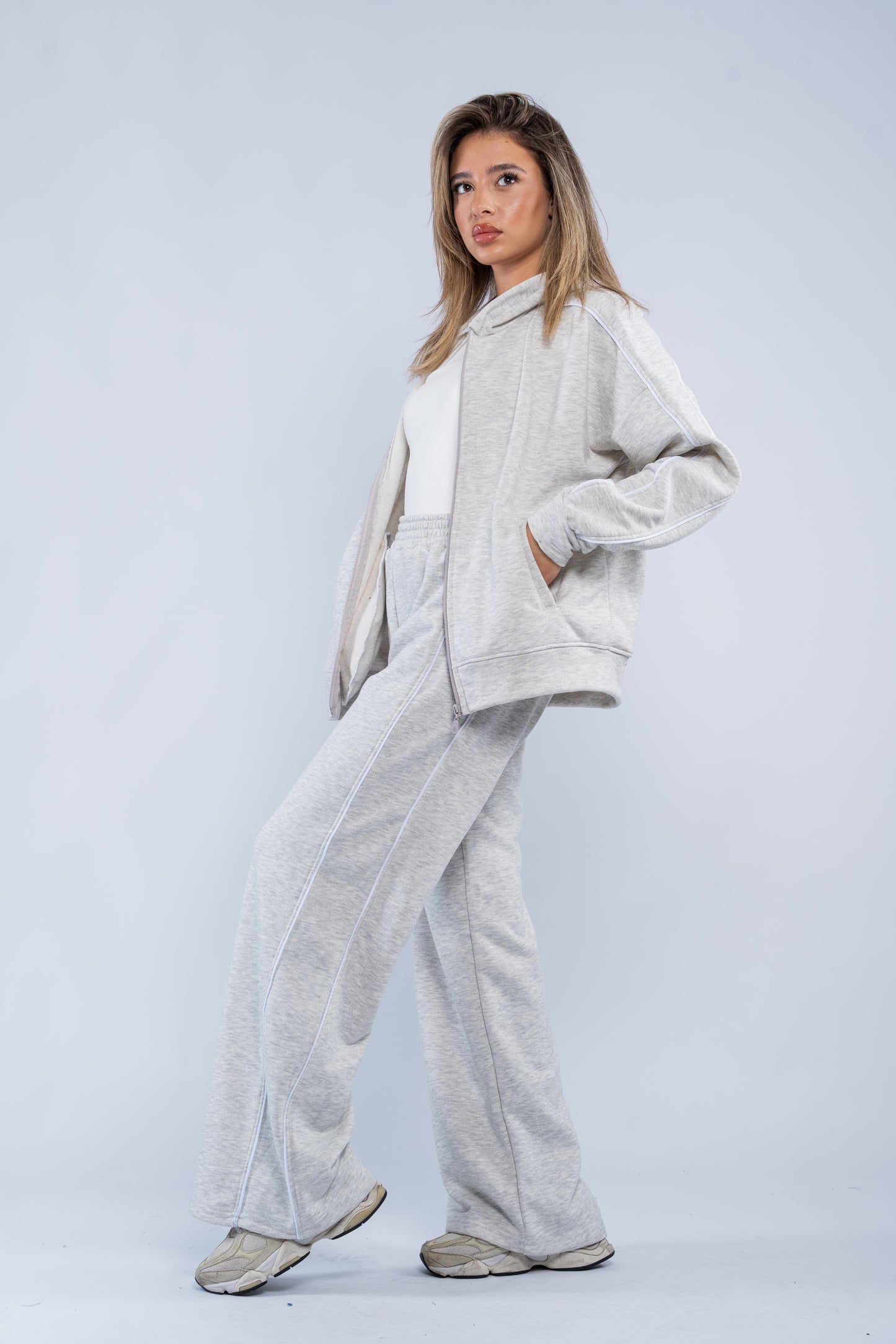 Stripe-detail tracksuit