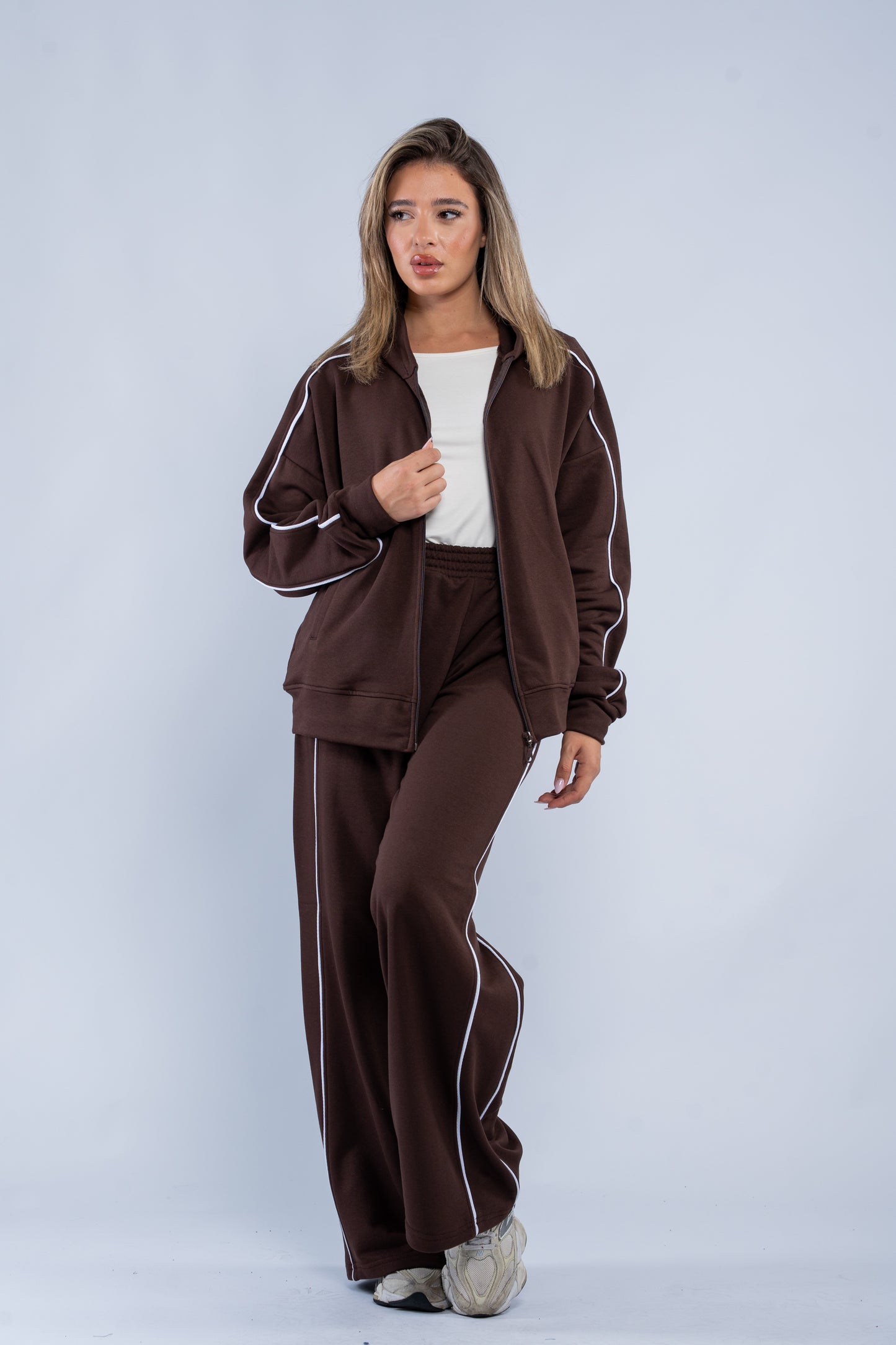 Stripe-detail tracksuit
