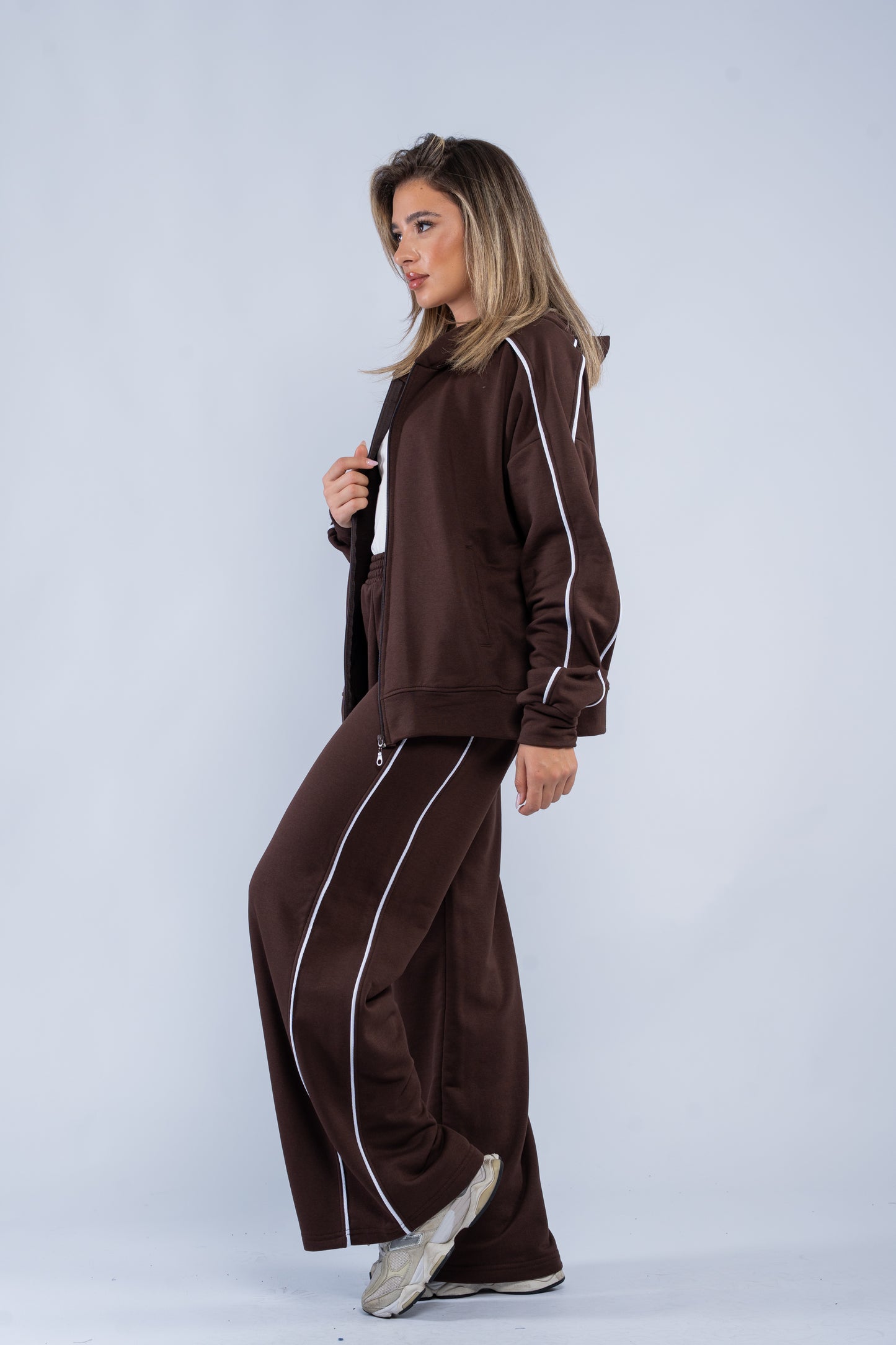 Stripe-detail tracksuit