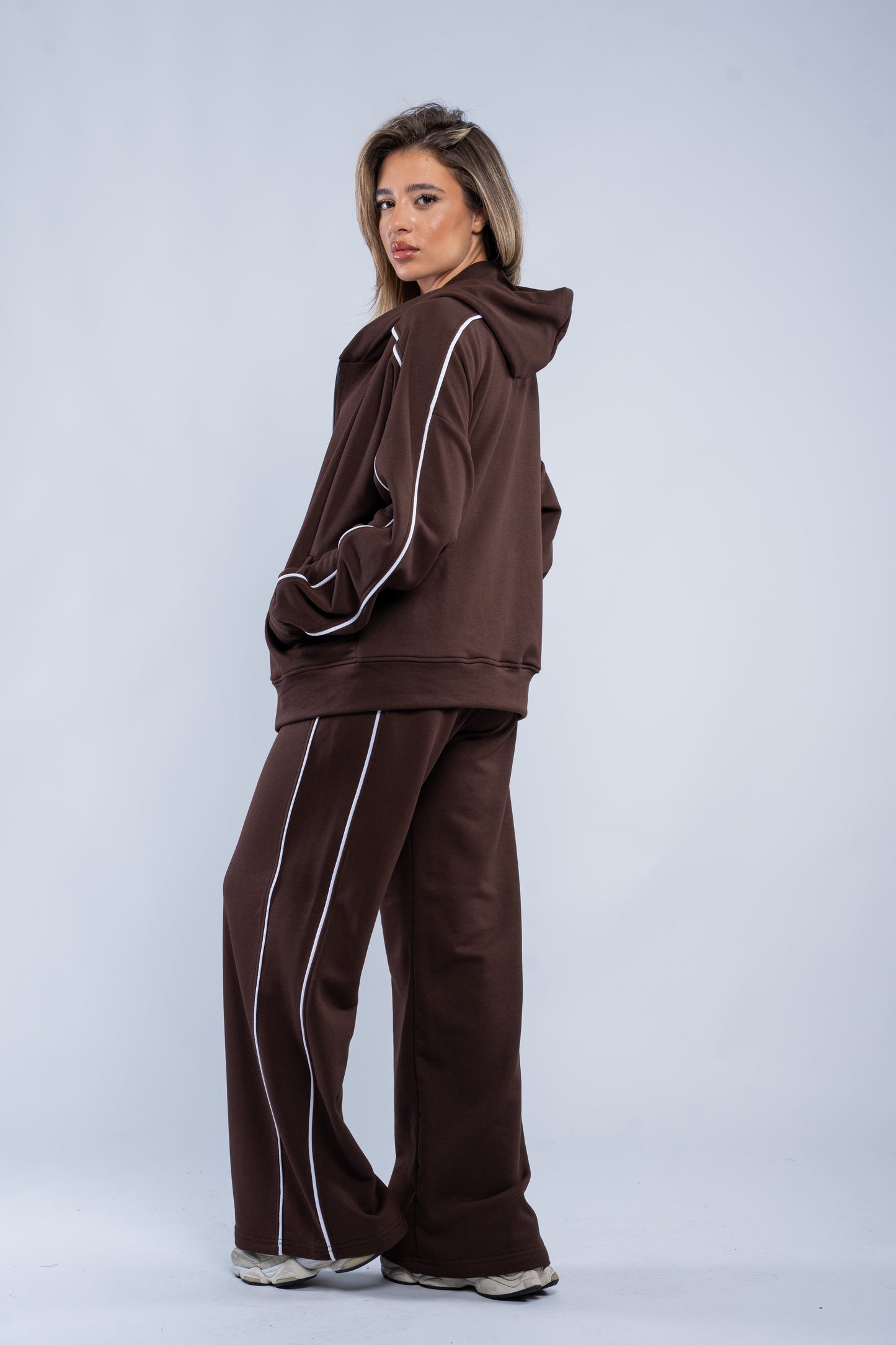 Stripe-detail tracksuit