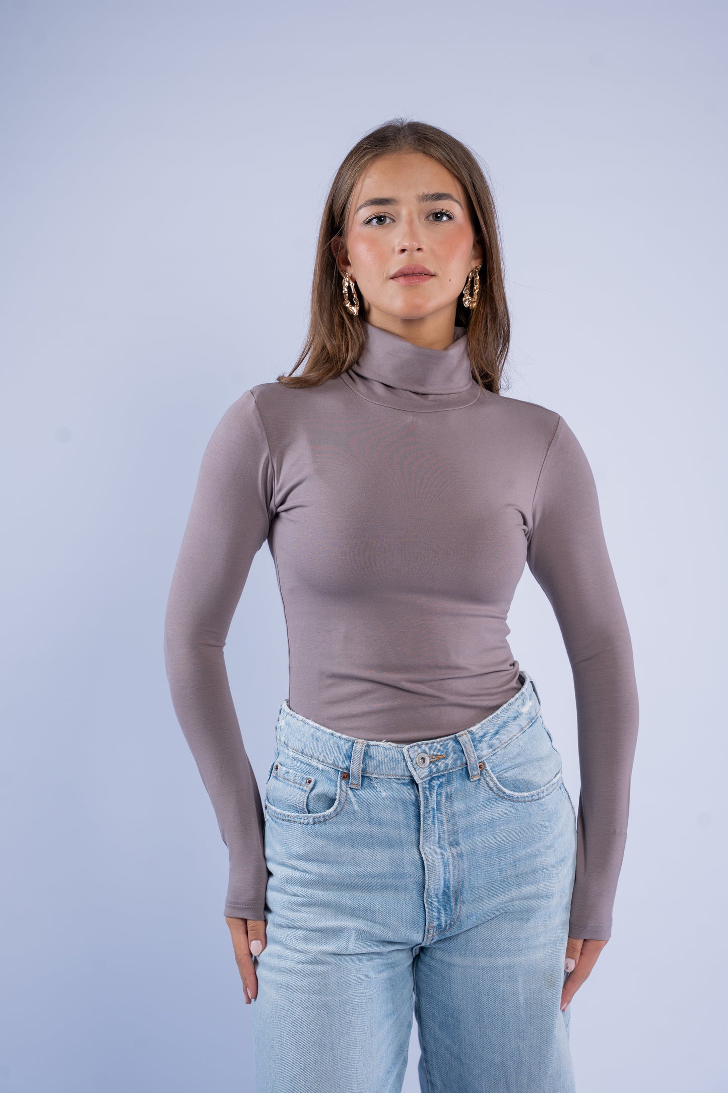 Turtle neck basic top
