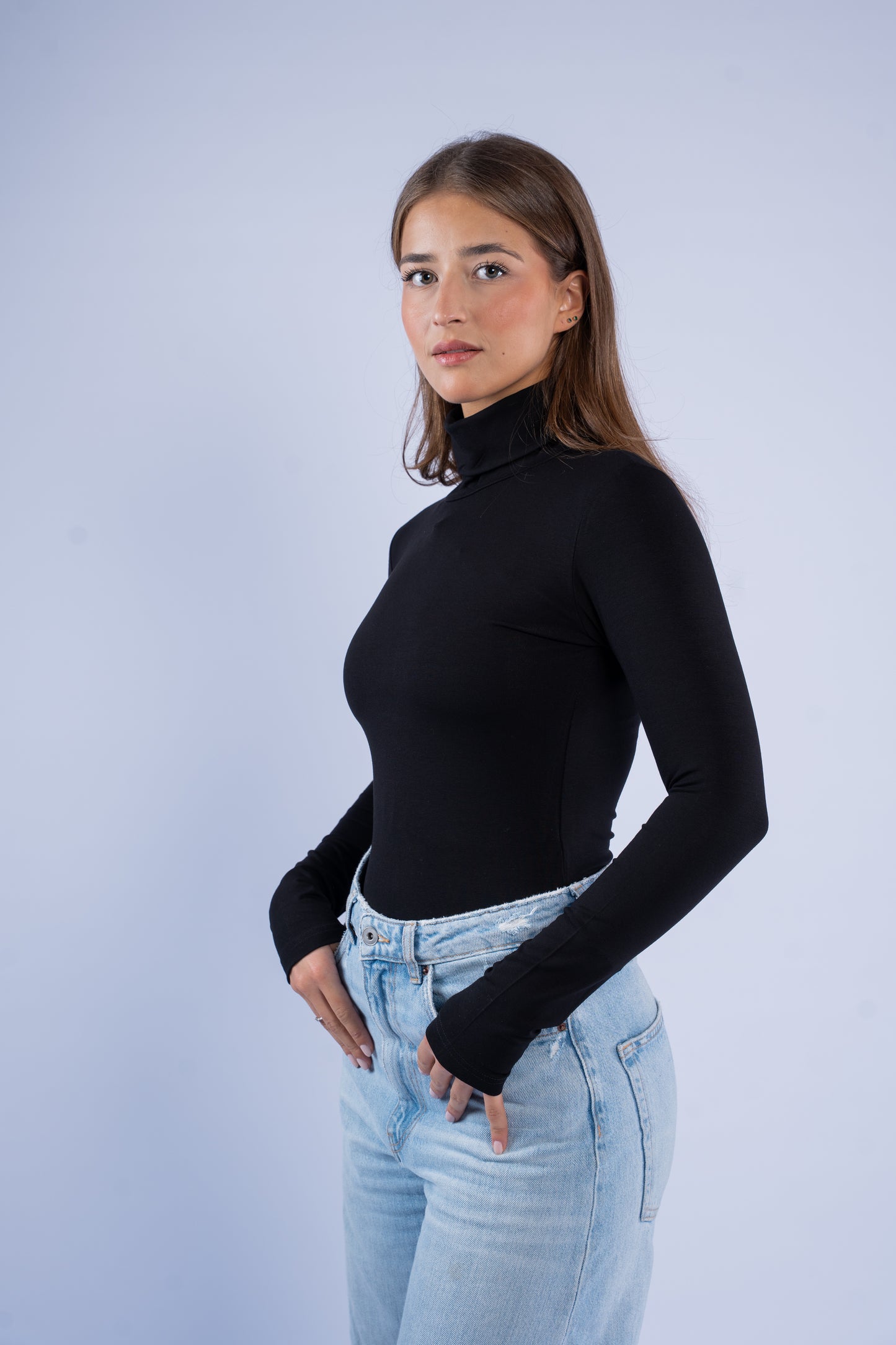 Turtle neck basic top