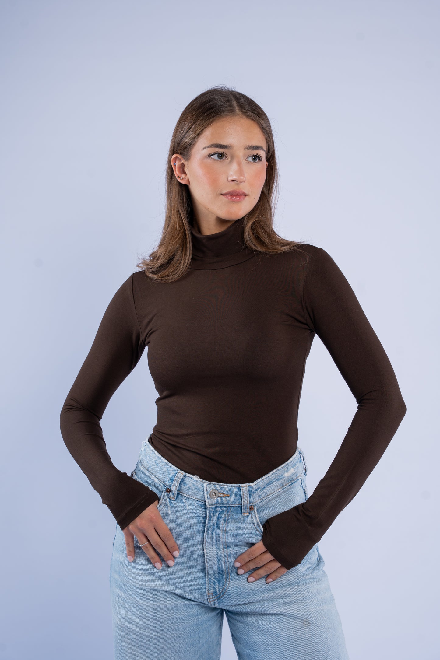 Turtle neck basic top