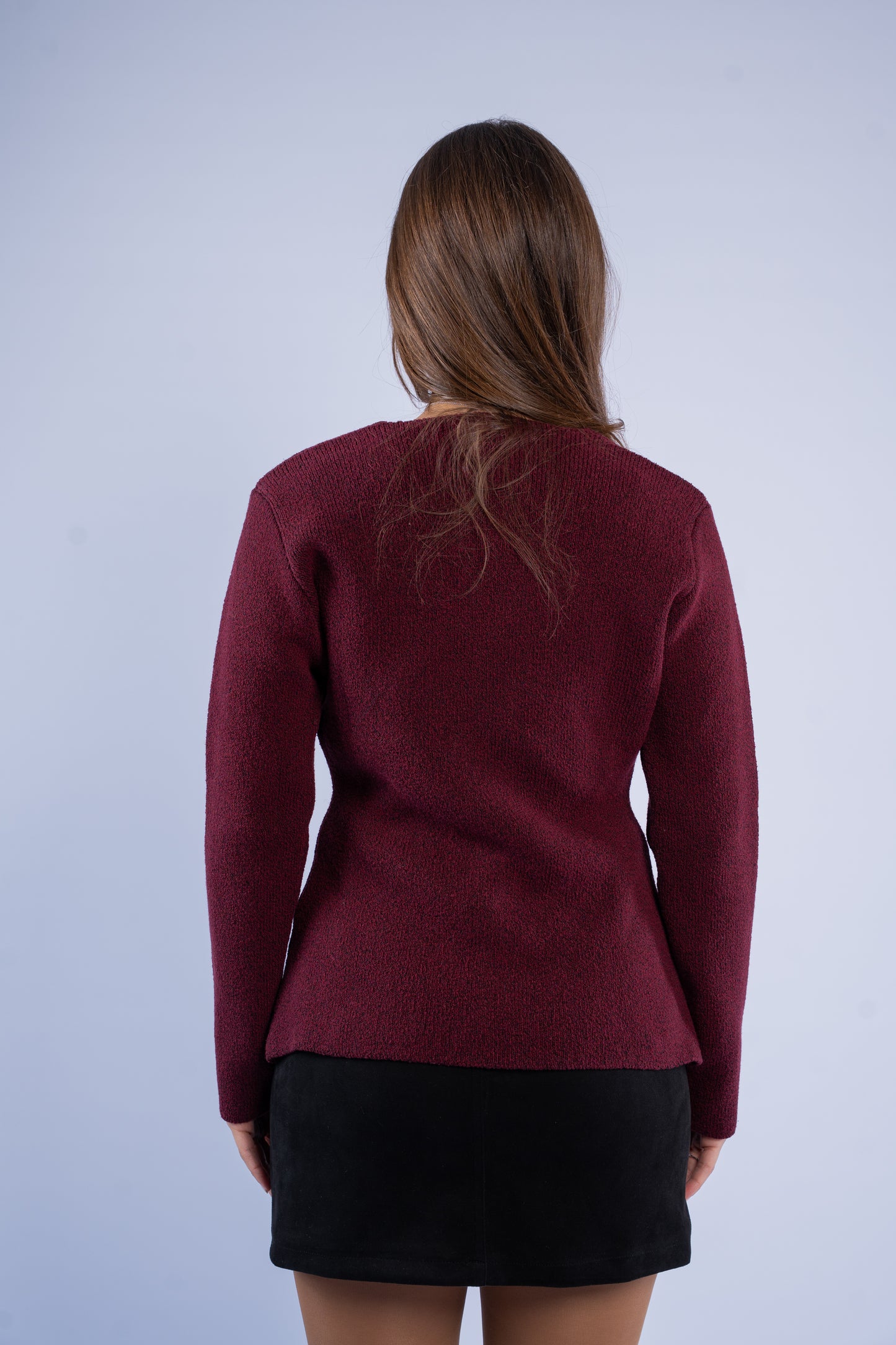 Structured knit cardigan