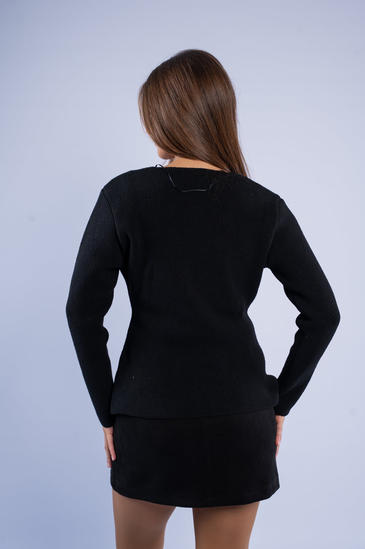 Structured knit cardigan