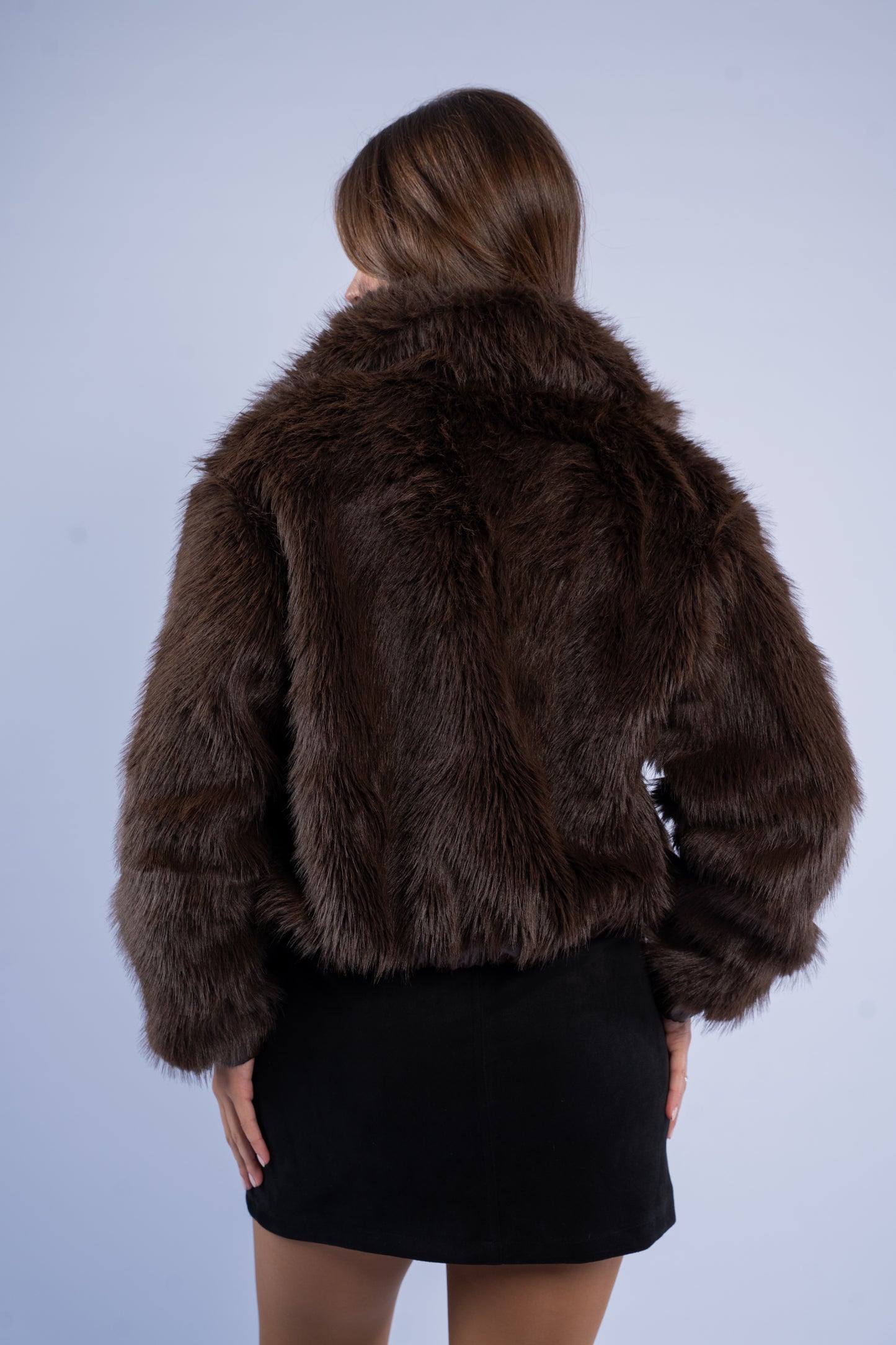 Faux Fur Brown Jacket