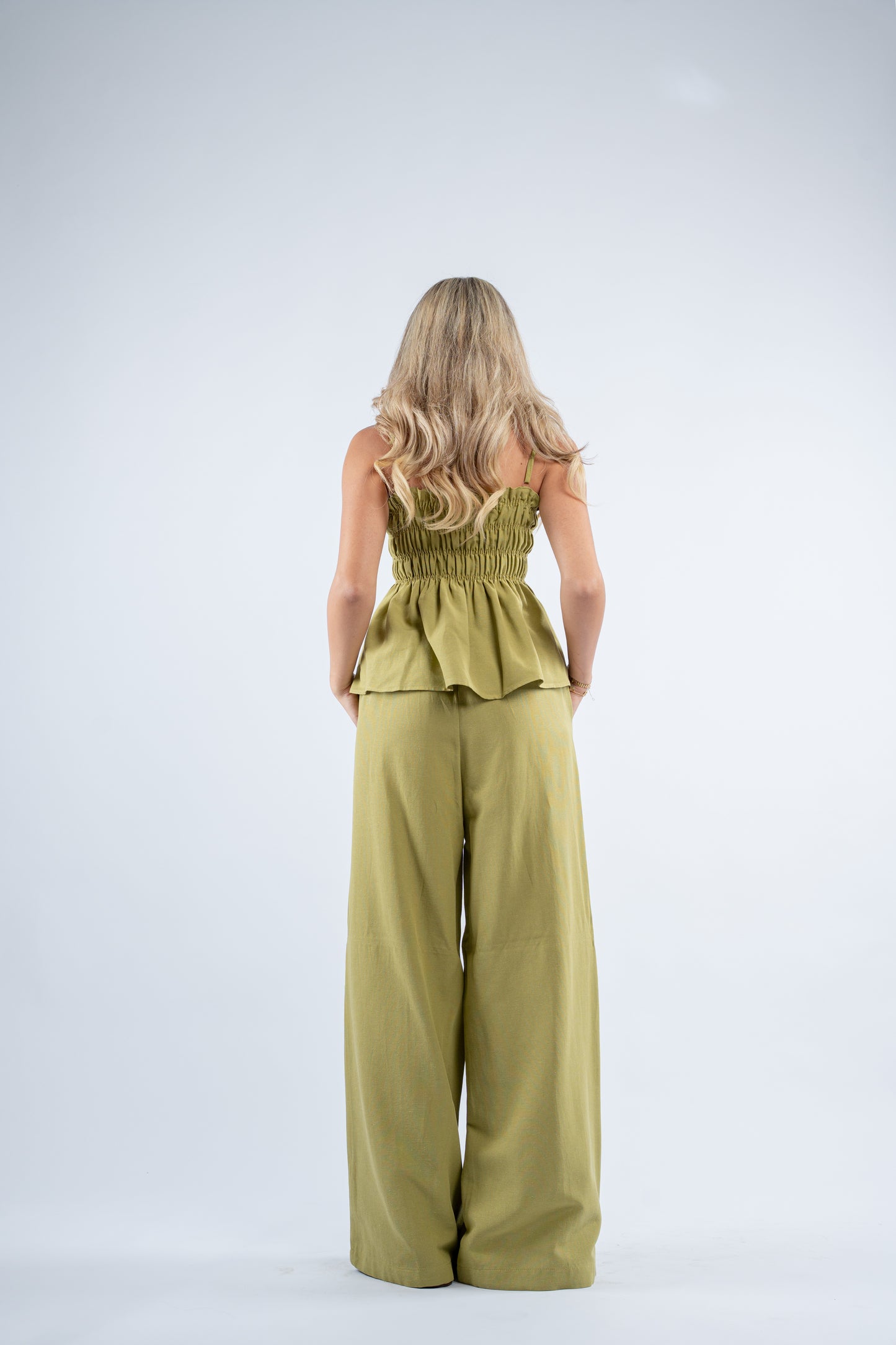 Scrunch linen set