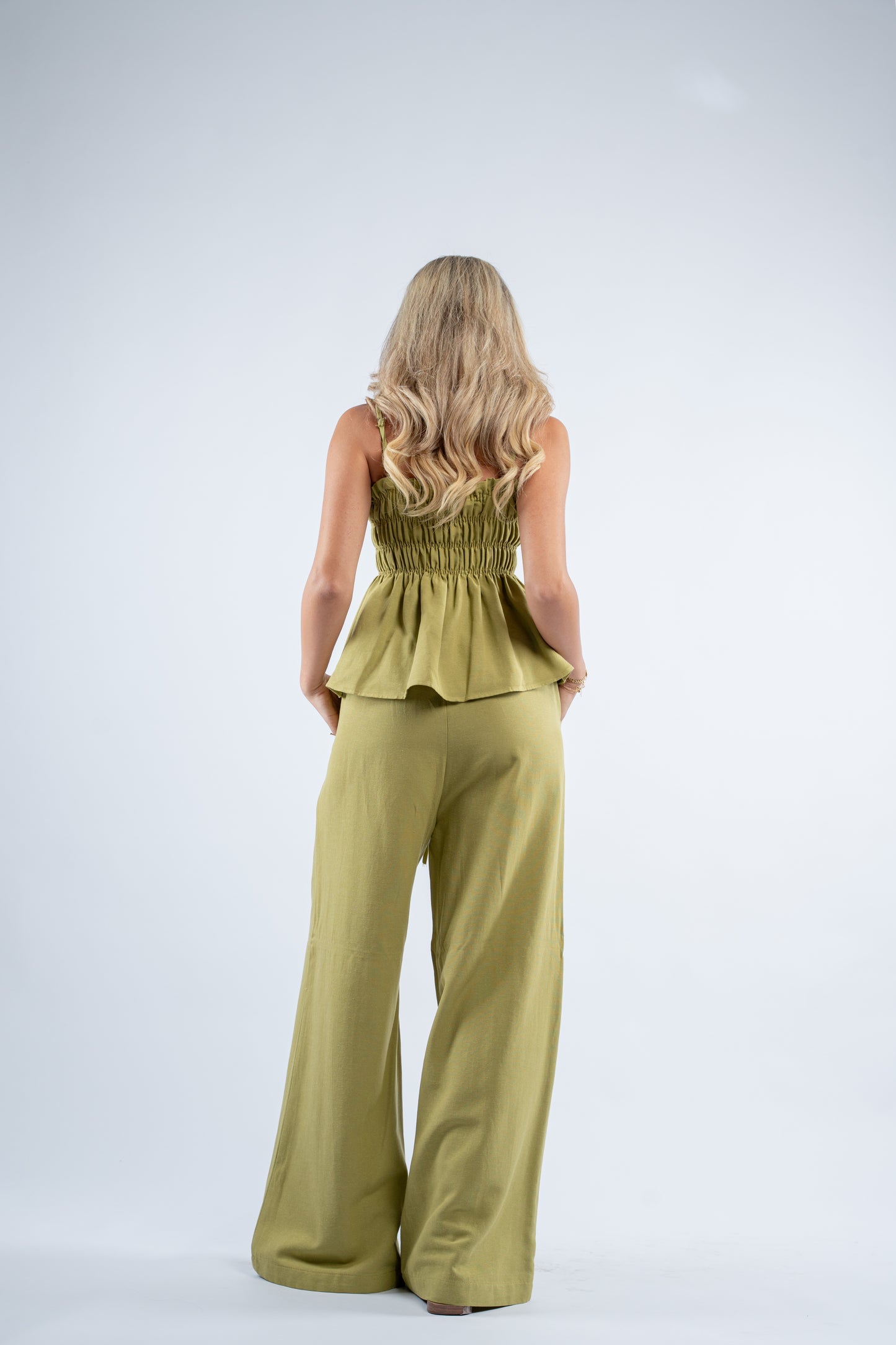 Scrunch linen set