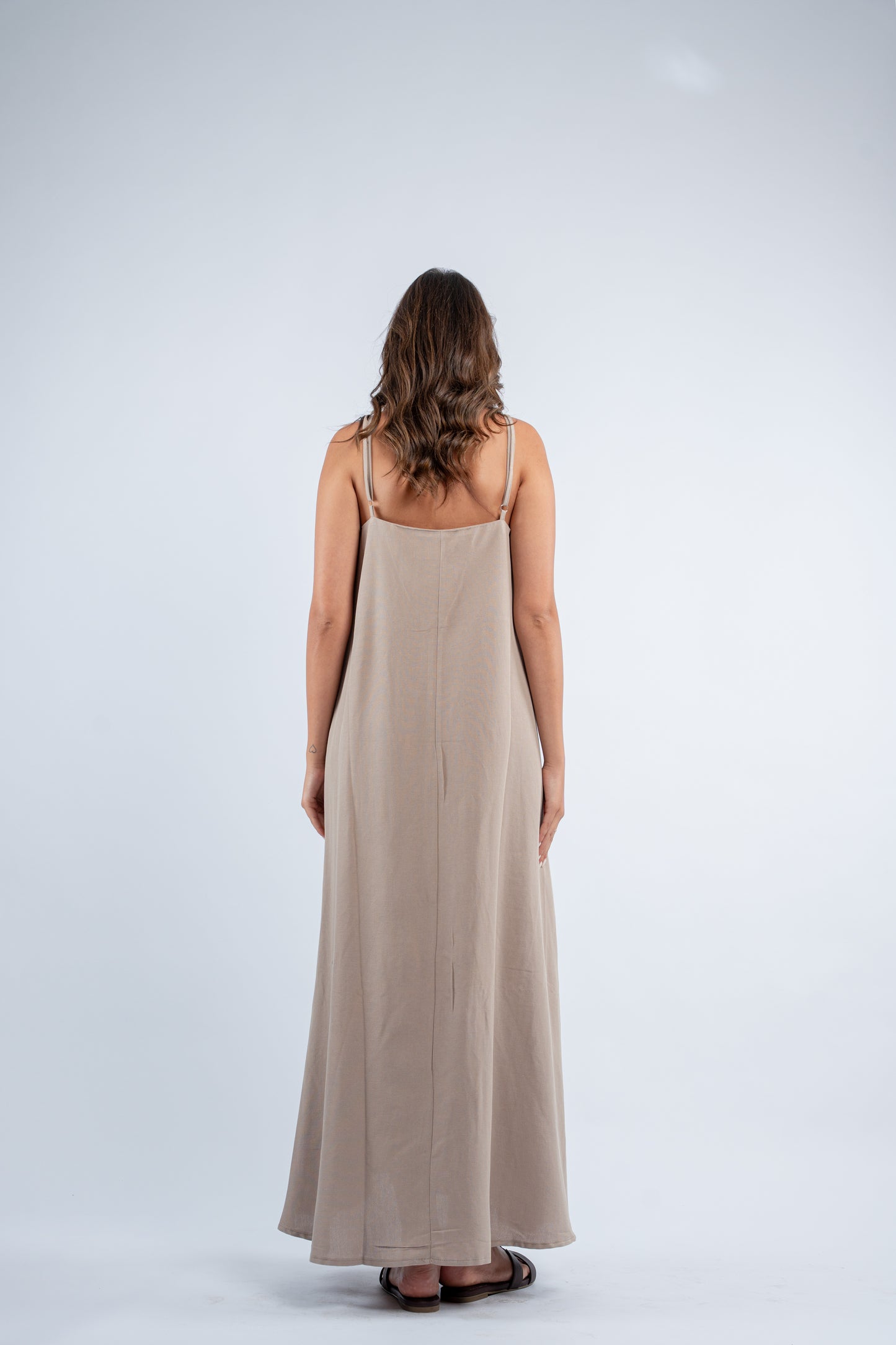Flowy linen dress