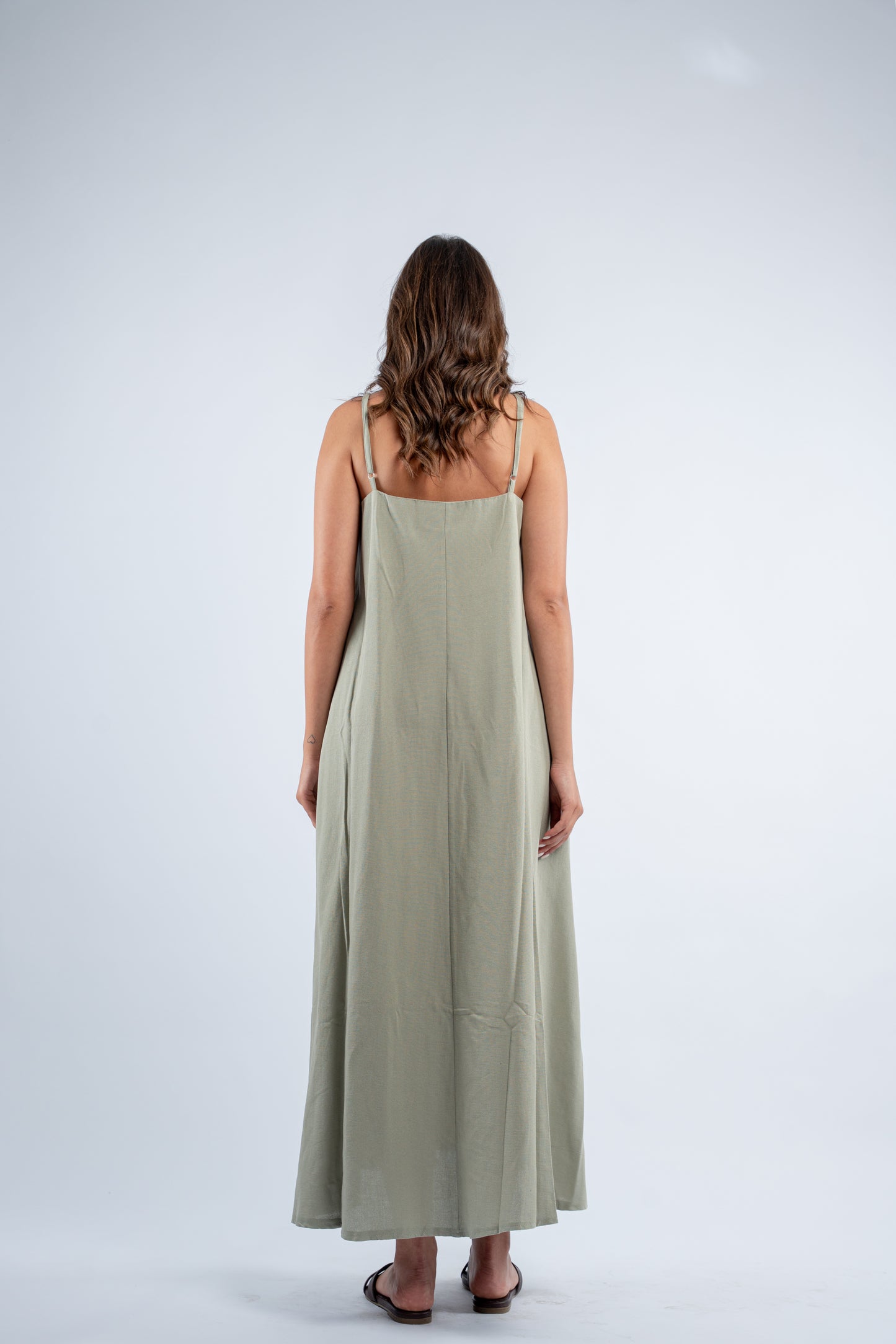 Flowy linen dress