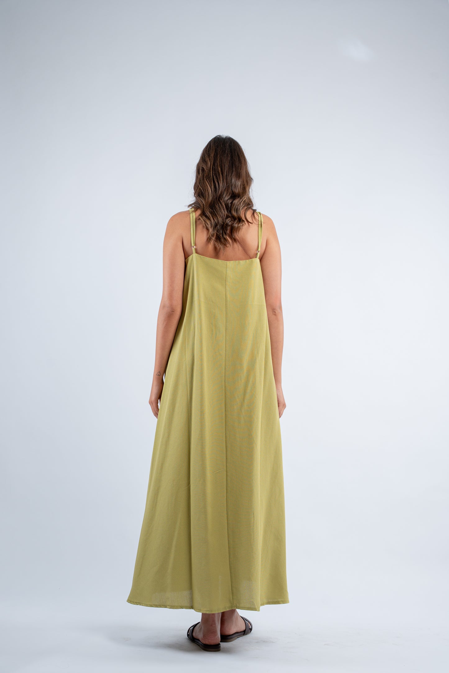 Flowy linen dress
