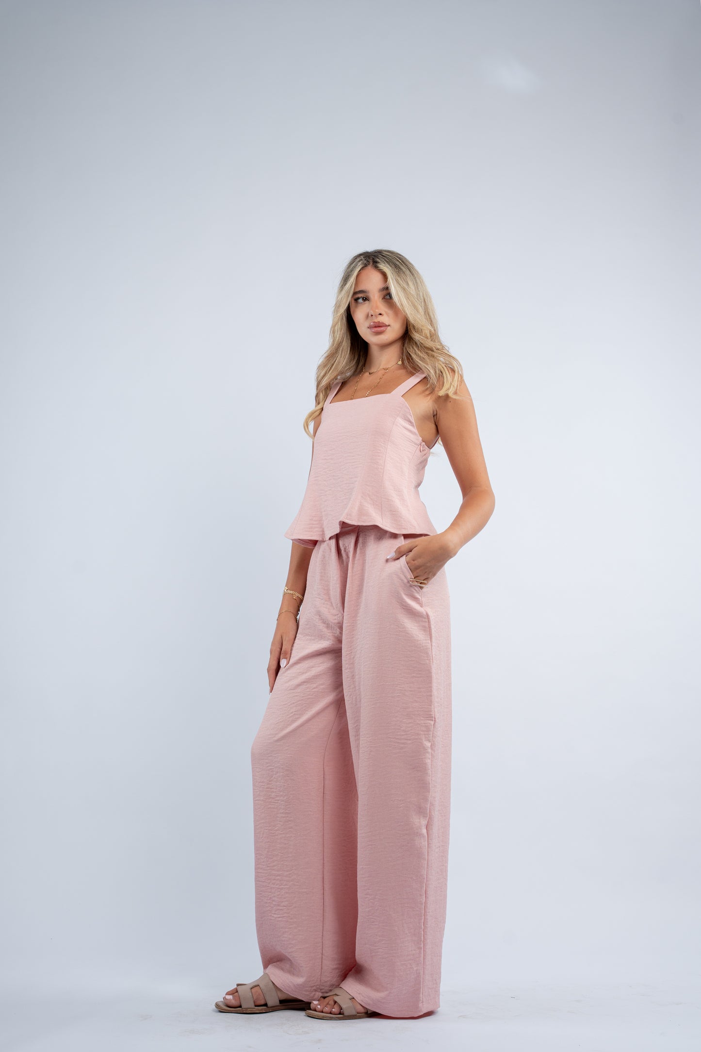 Aria corset linen set
