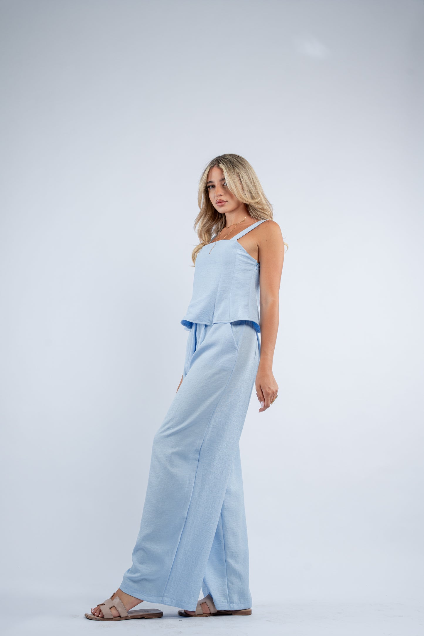 Aria corset linen set