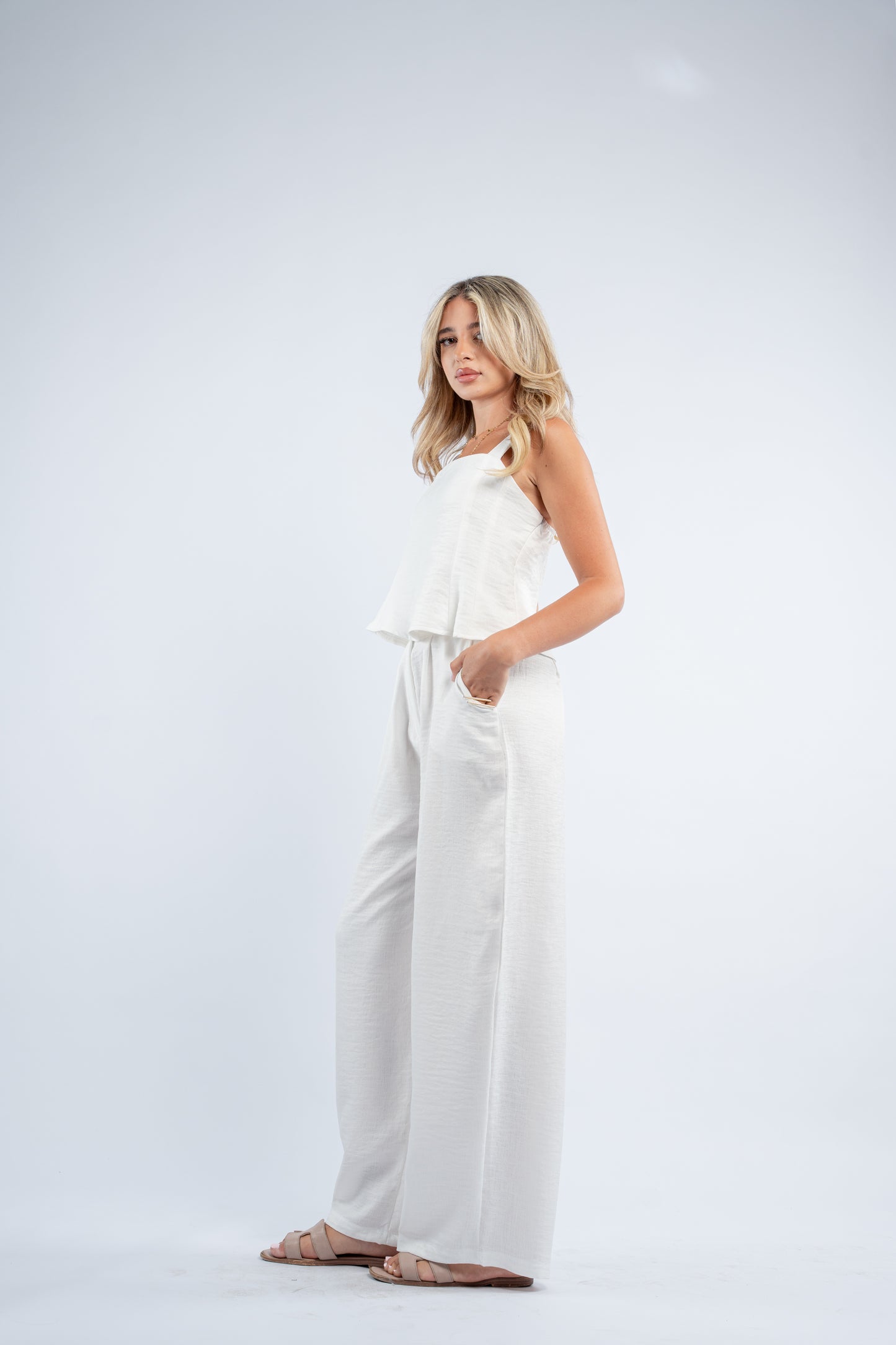 Aria corset linen set