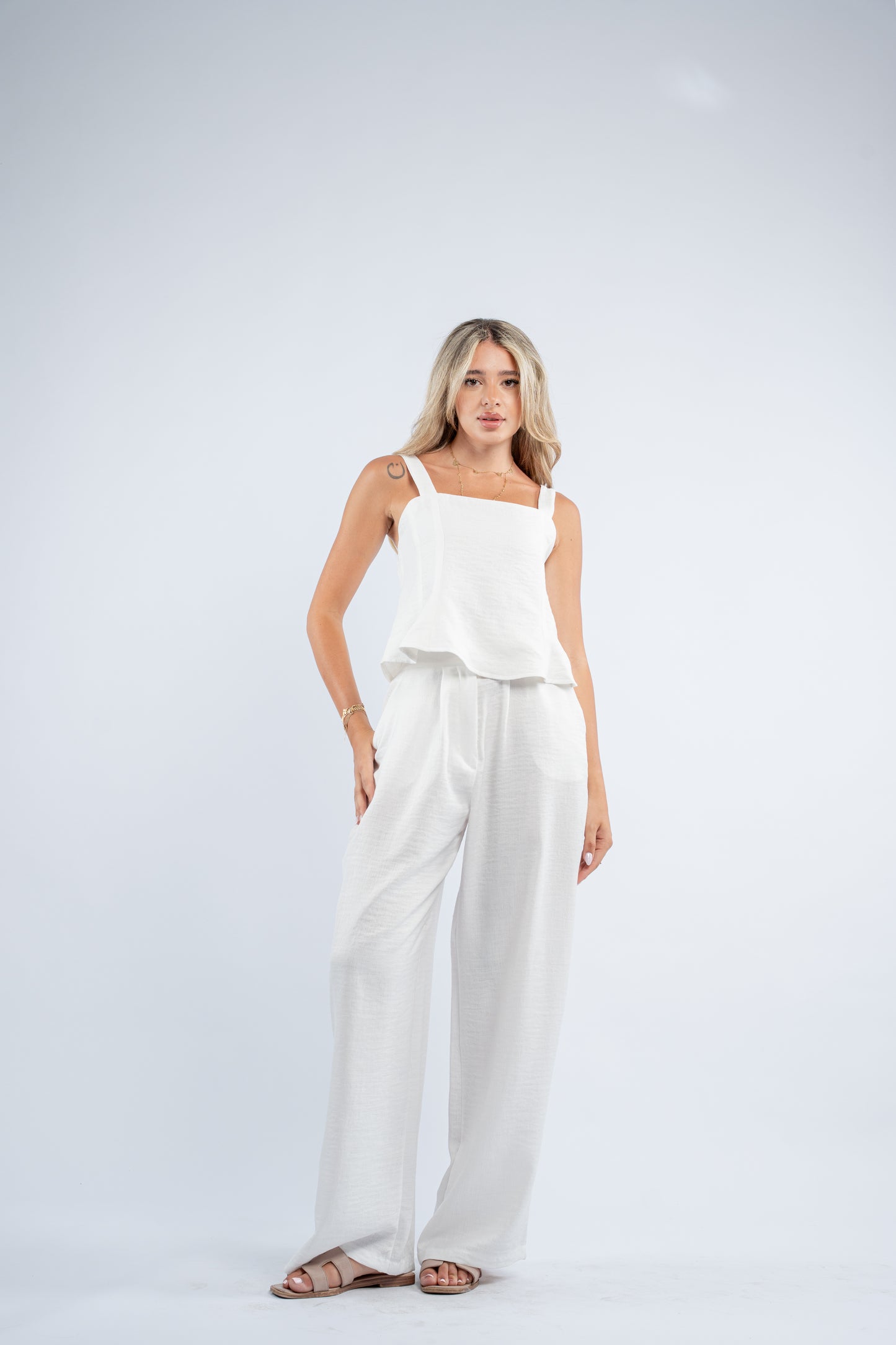 Aria corset linen set