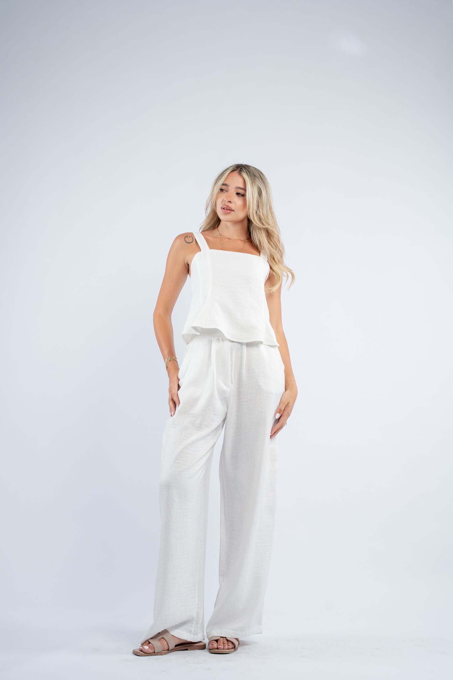 Aria corset linen set