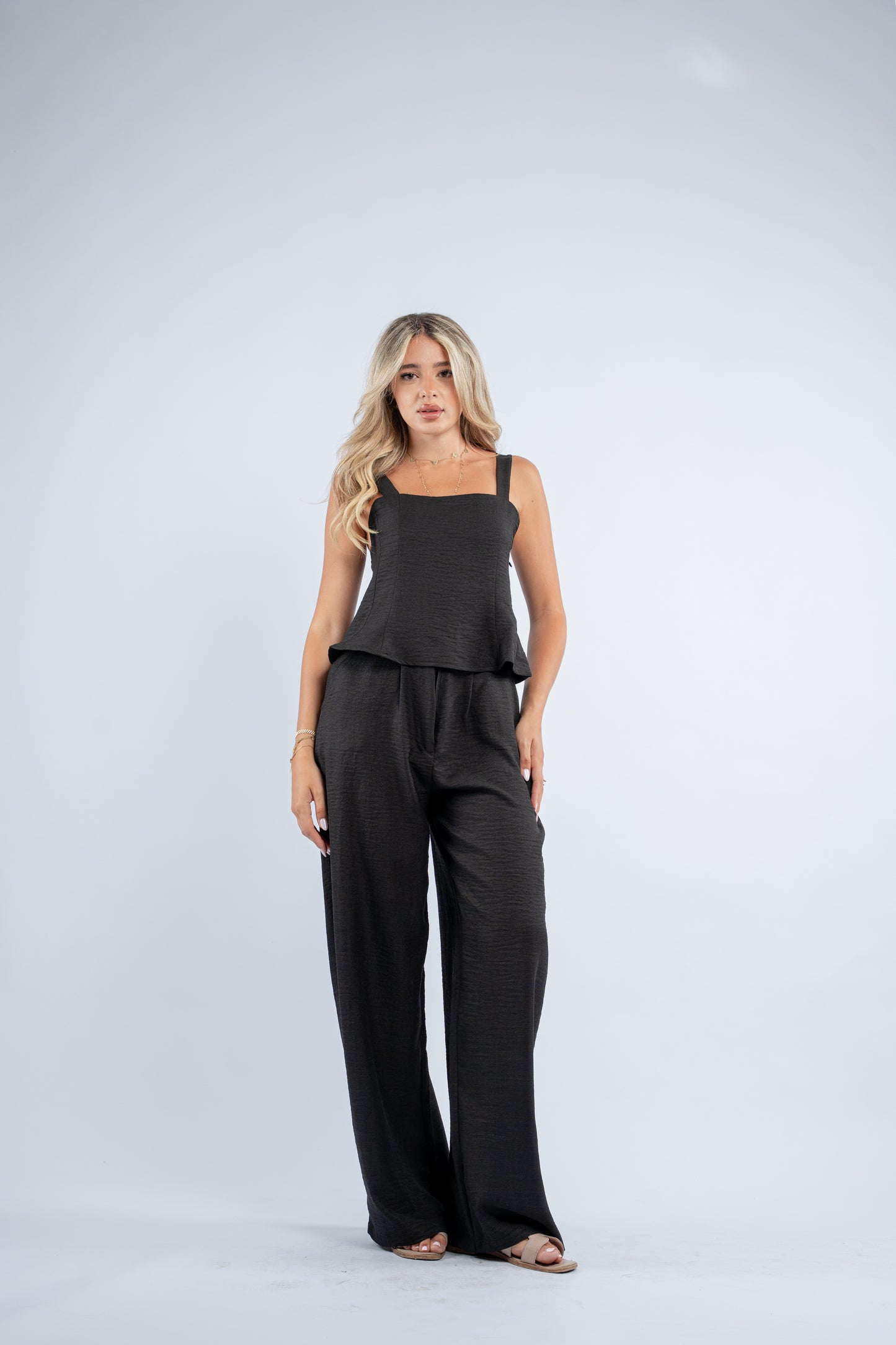 Aria corset linen set