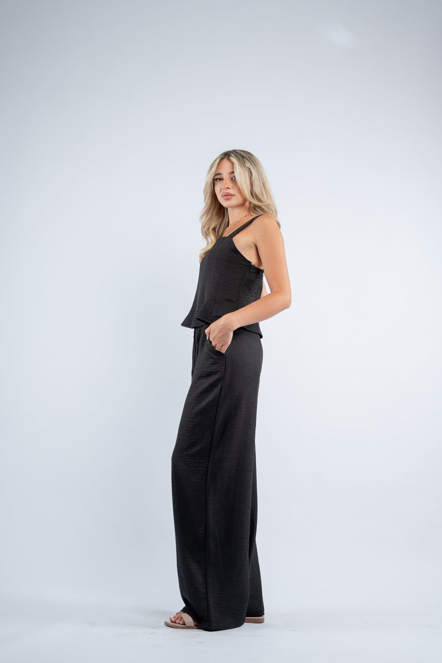 Aria corset linen set