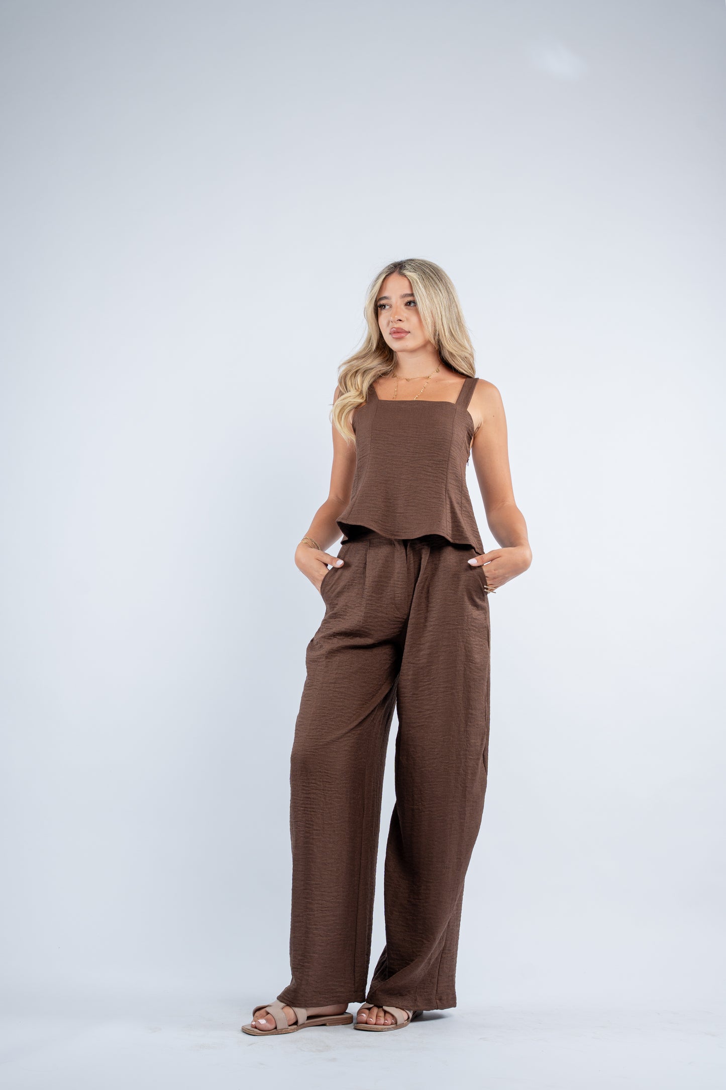 Aria corset linen set