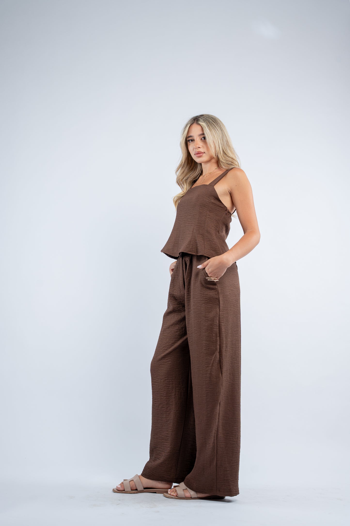 Aria corset linen set