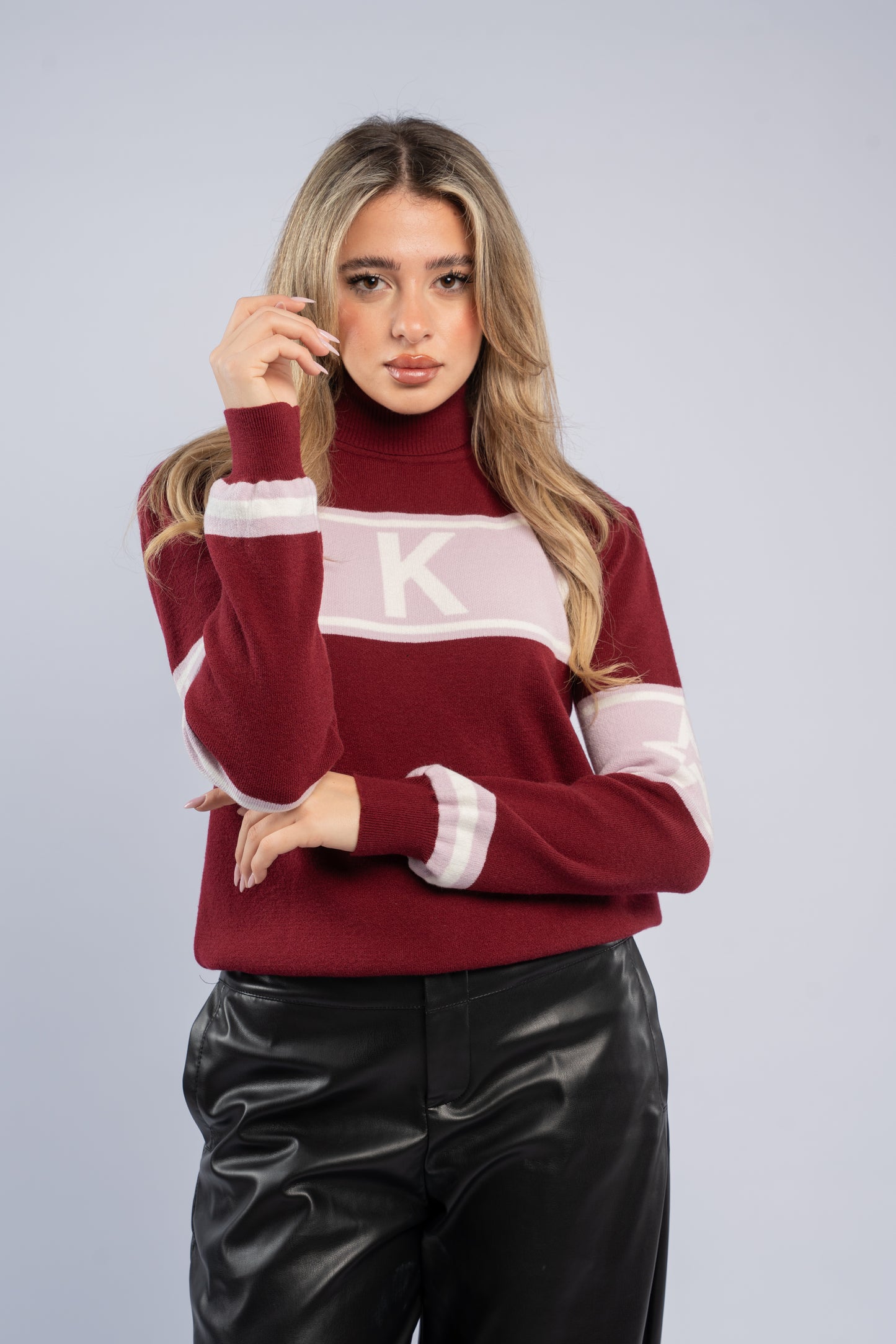 Ski knit top