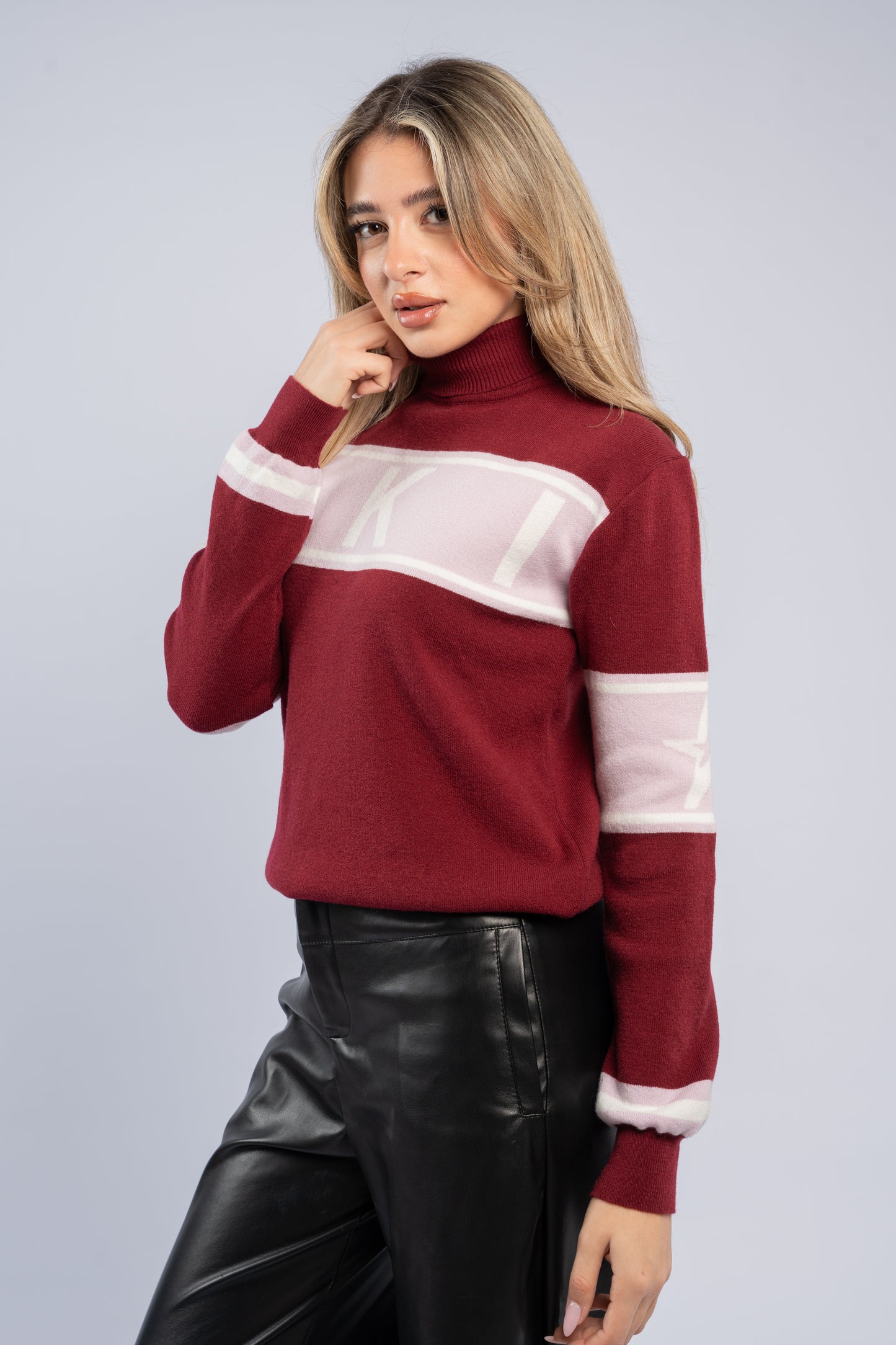 Ski knit top