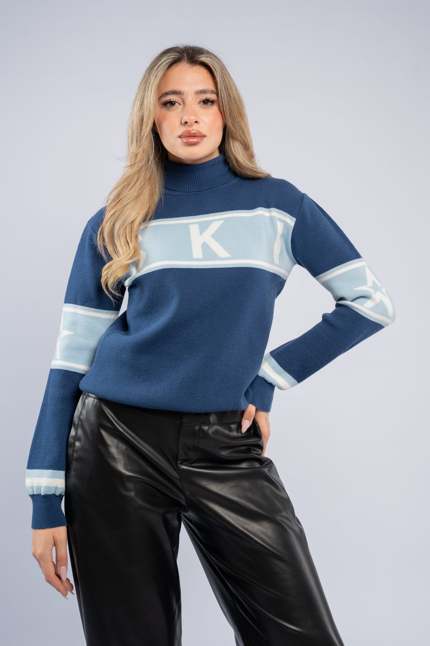 Ski knit top