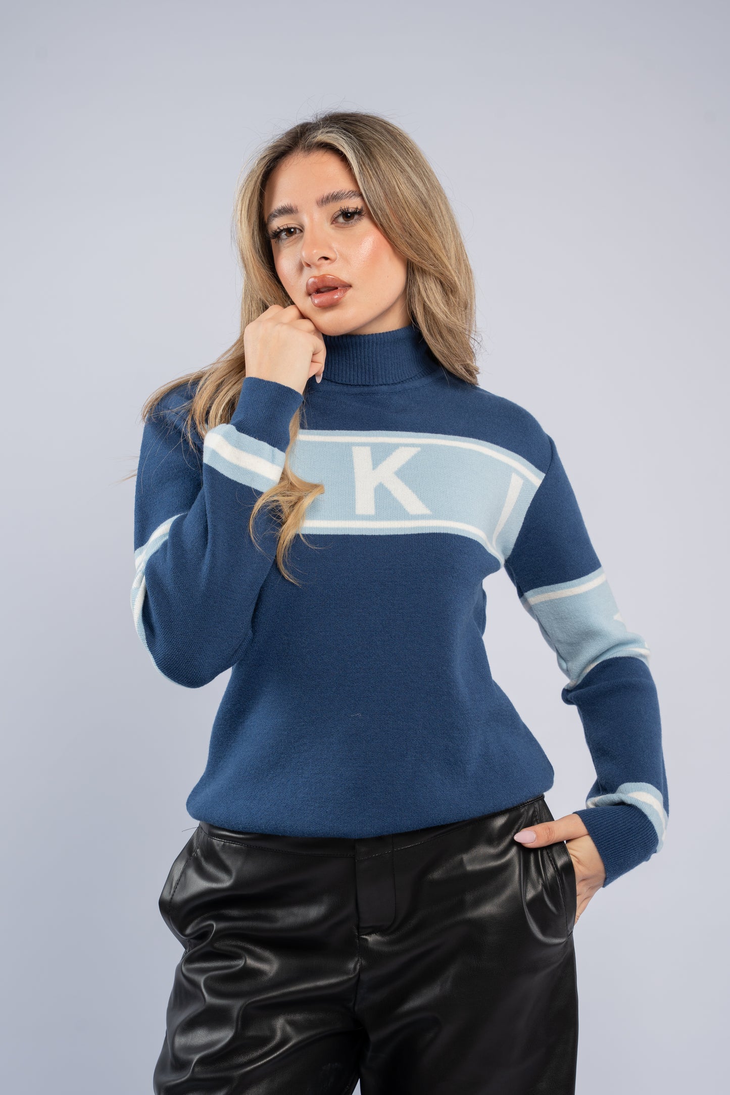 Ski knit top