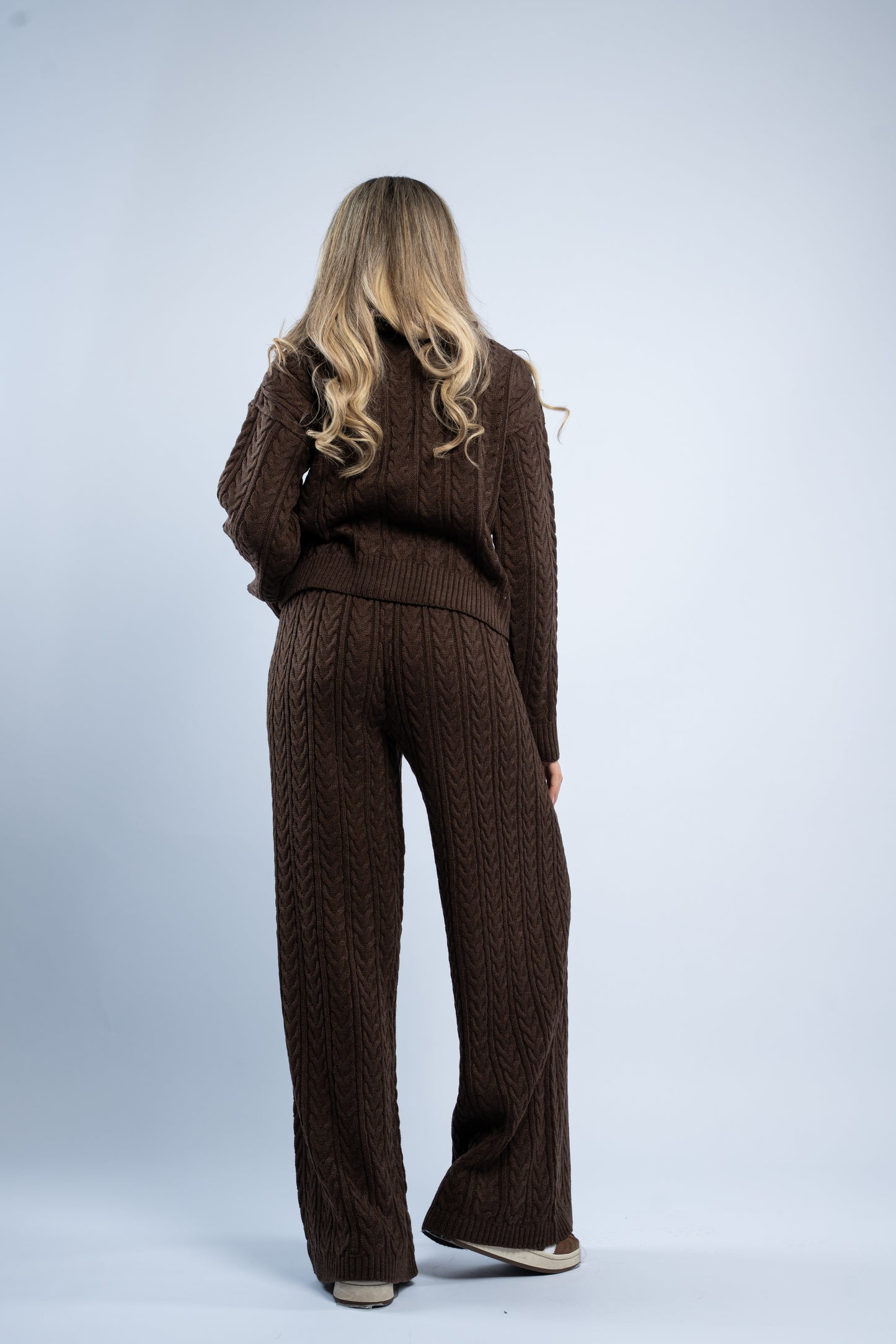 Braided zipper wool set