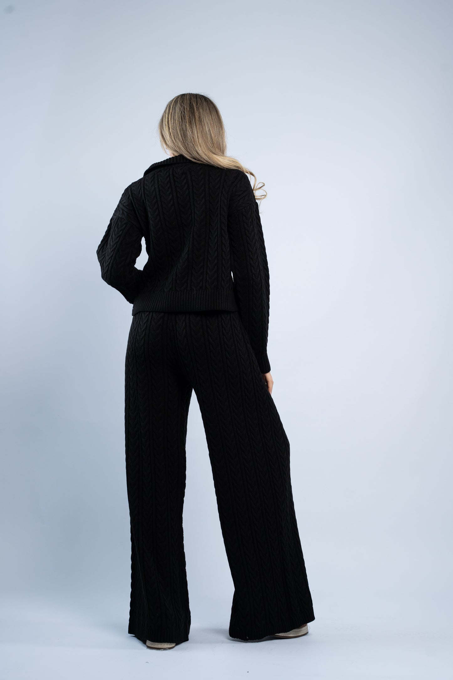 Braided zipper wool set