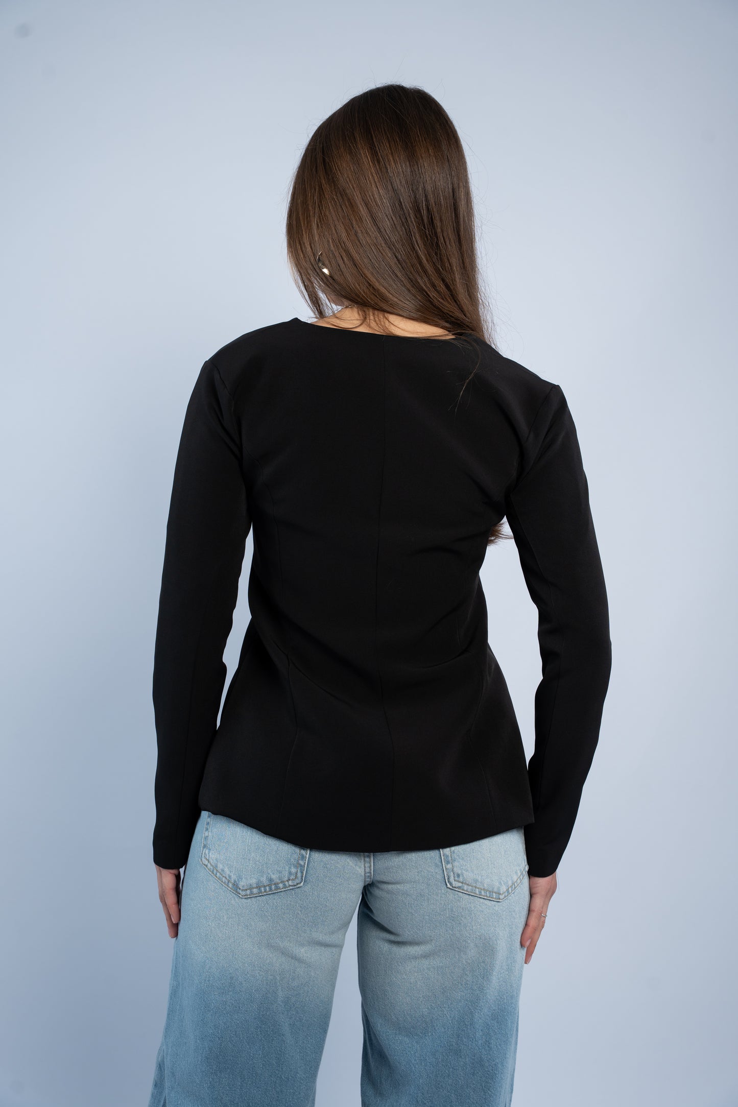 Golden button blazer