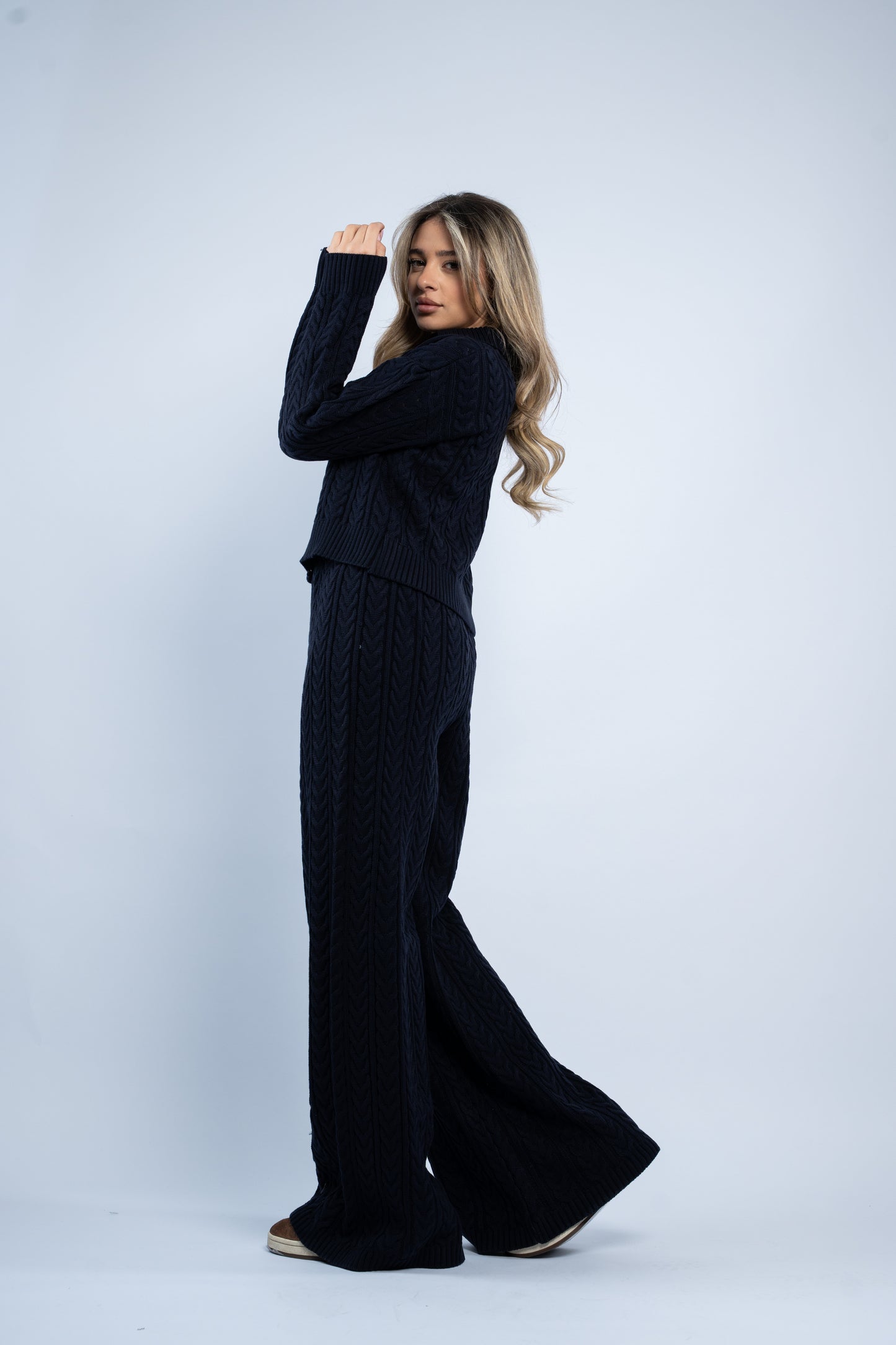 Braided zipper wool set