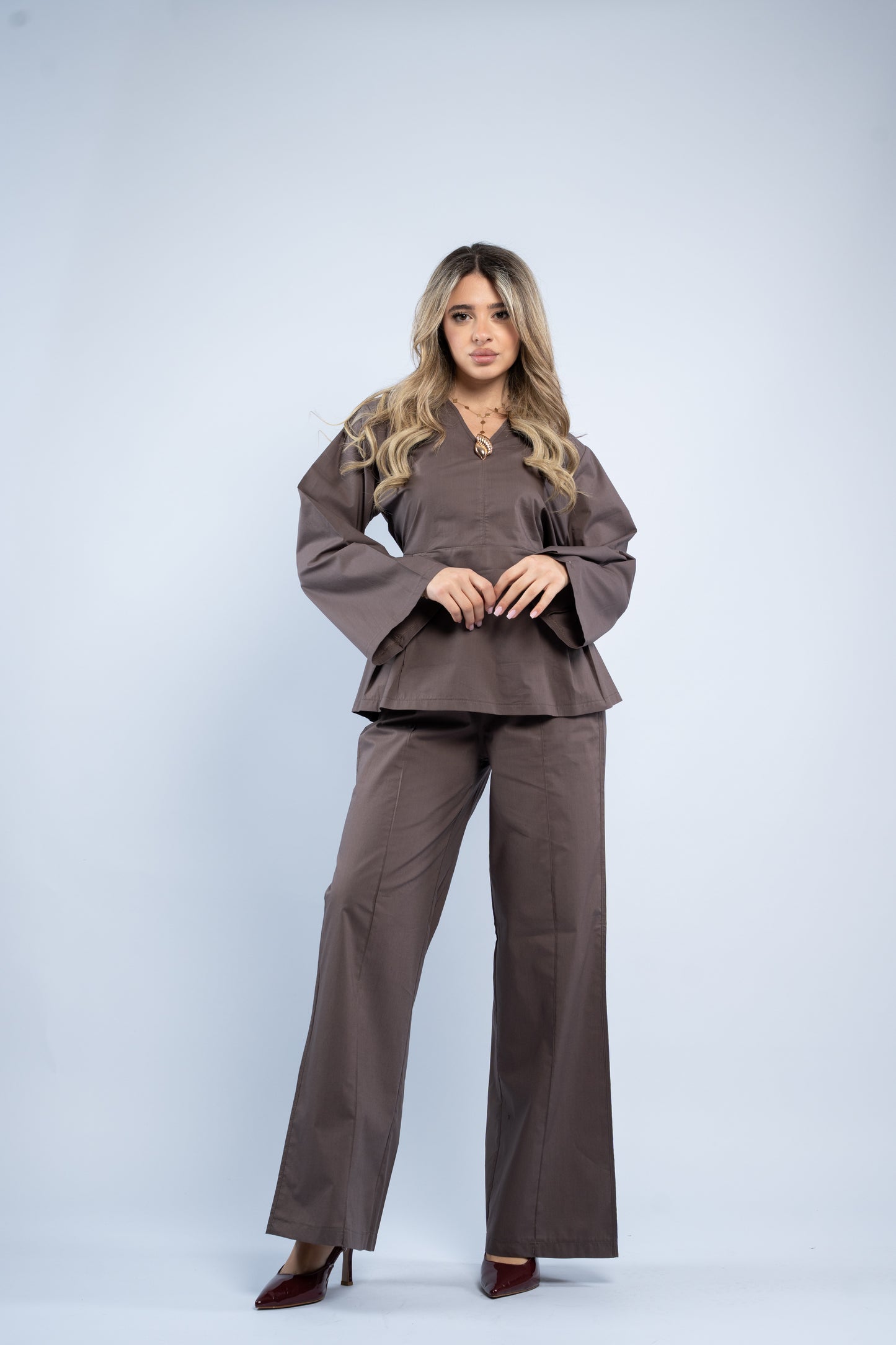 Shell poplin set