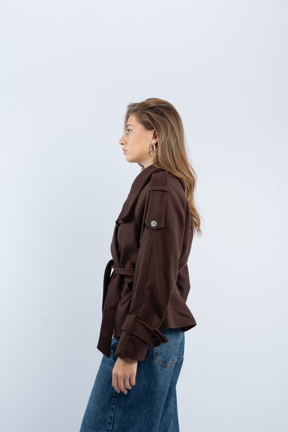 Belted Joukh jacket