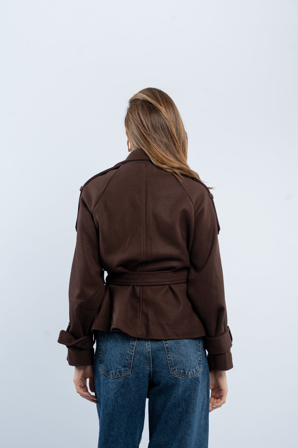Belted Joukh jacket